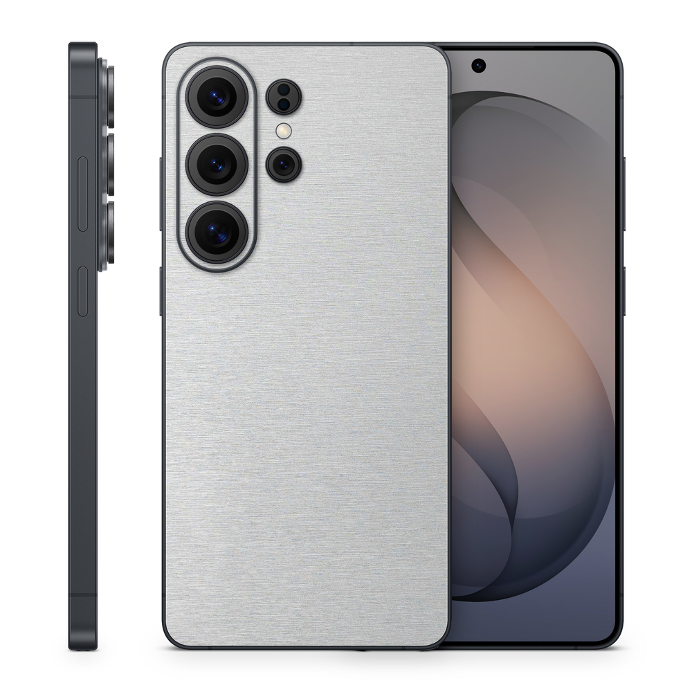 Samsung Galaxy S26 Ultra Essentials Brushed Aluminum Skin Wrap Cover