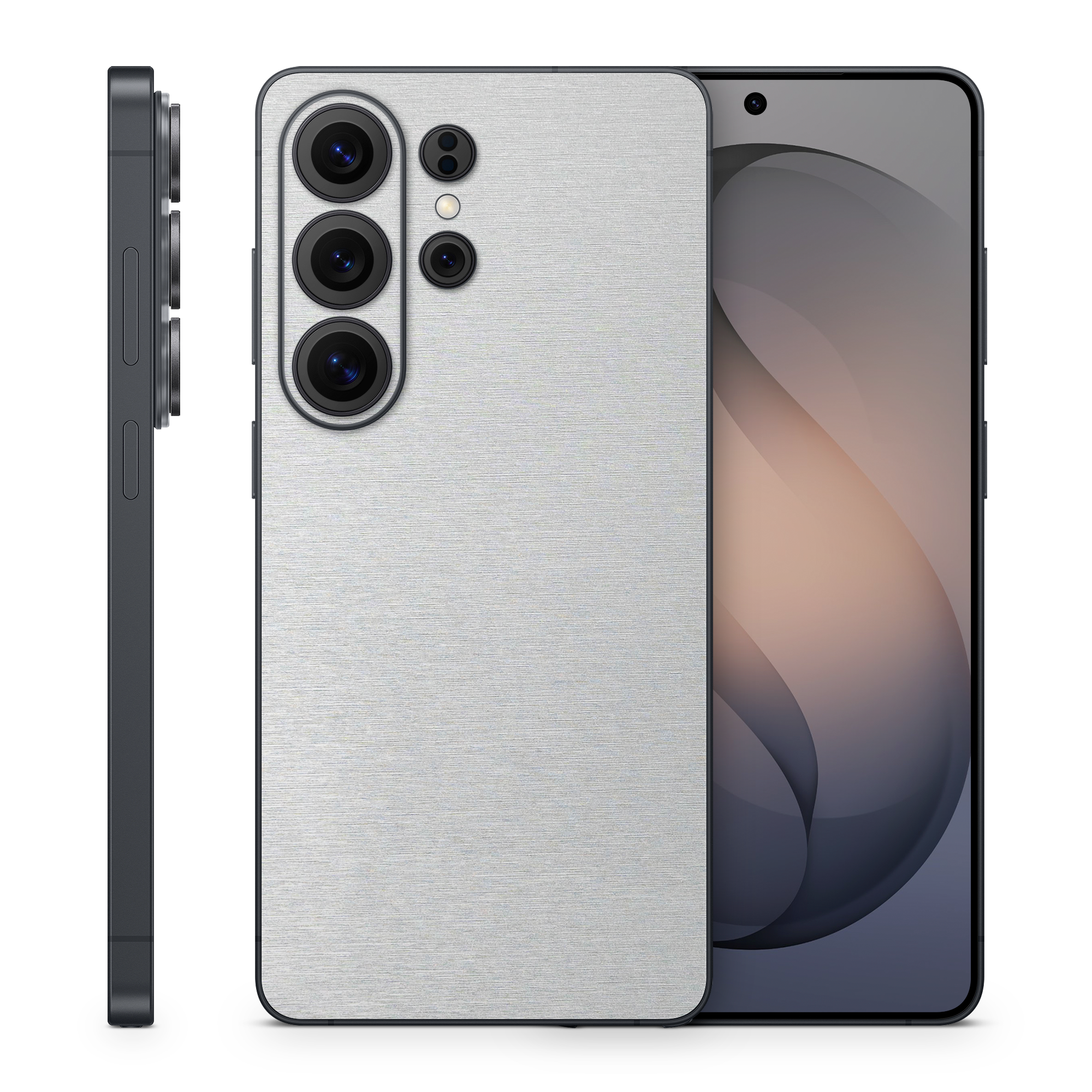 Samsung Galaxy S26 Ultra Essentials Brushed Aluminum Skin Wrap Cover