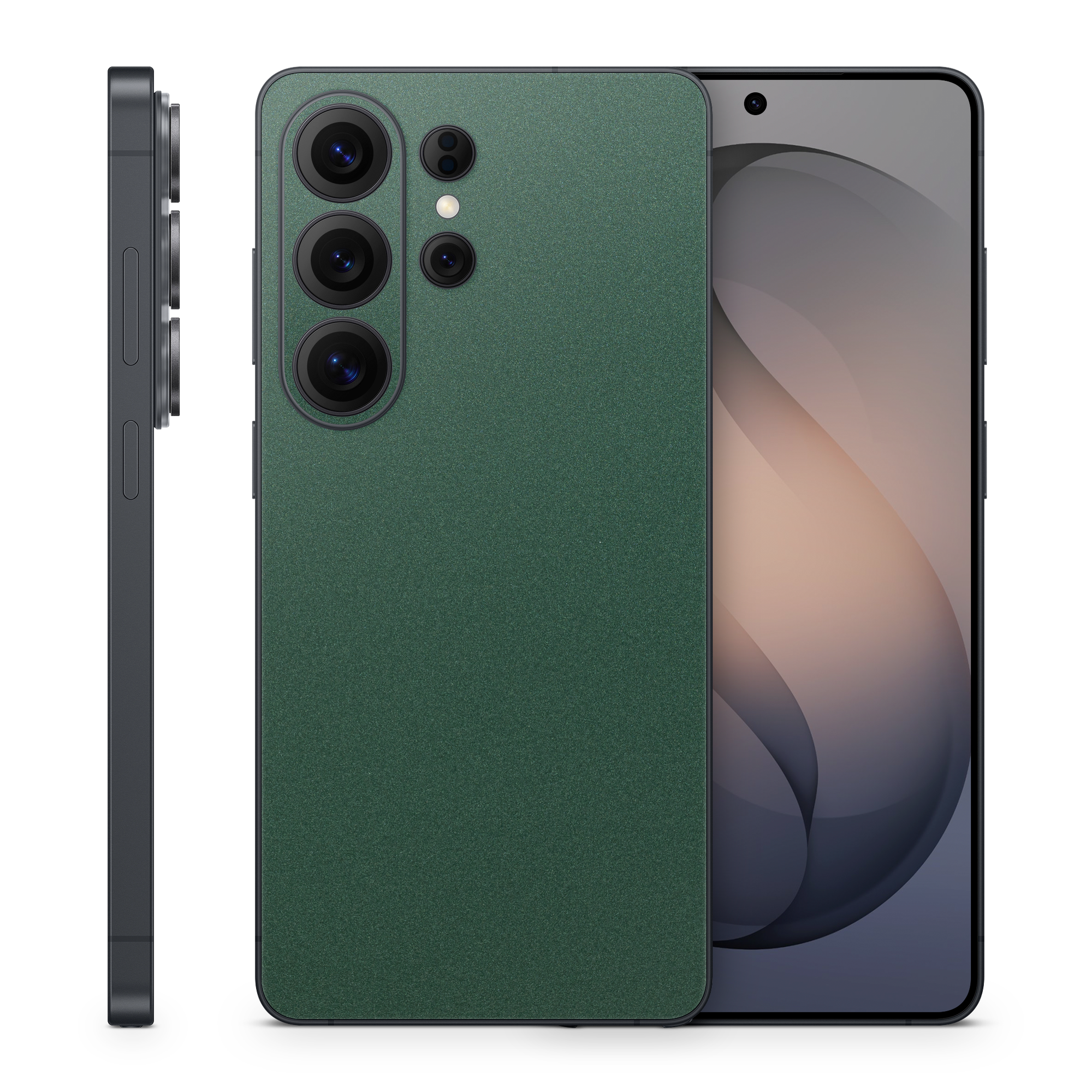 Samsung Galaxy S26 Ultra Essentials Matte Green Metallic Skin Wrap Cover