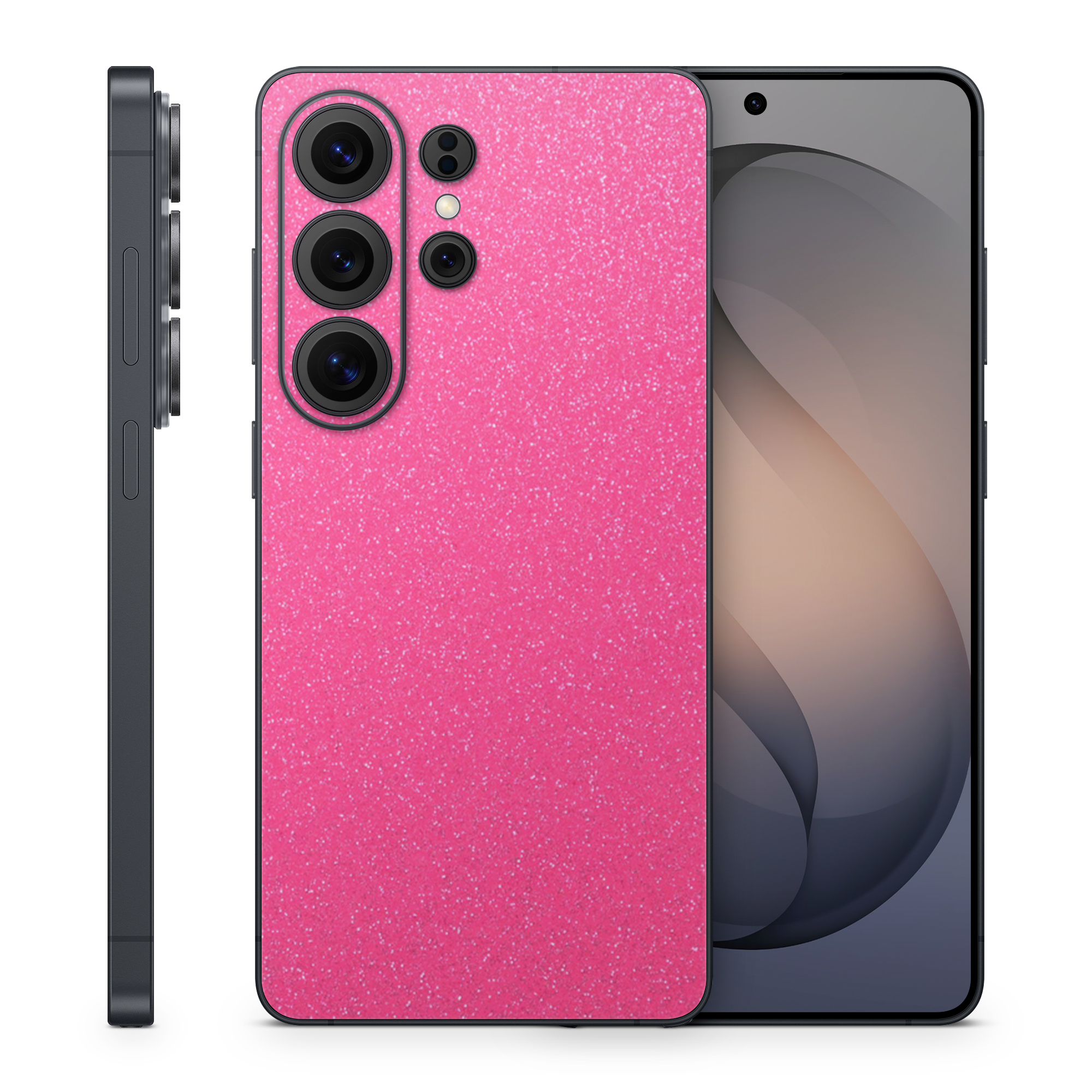 Samsung Galaxy S26 Ultra Essentials Pink Glitterbomb Skin Wrap Cover