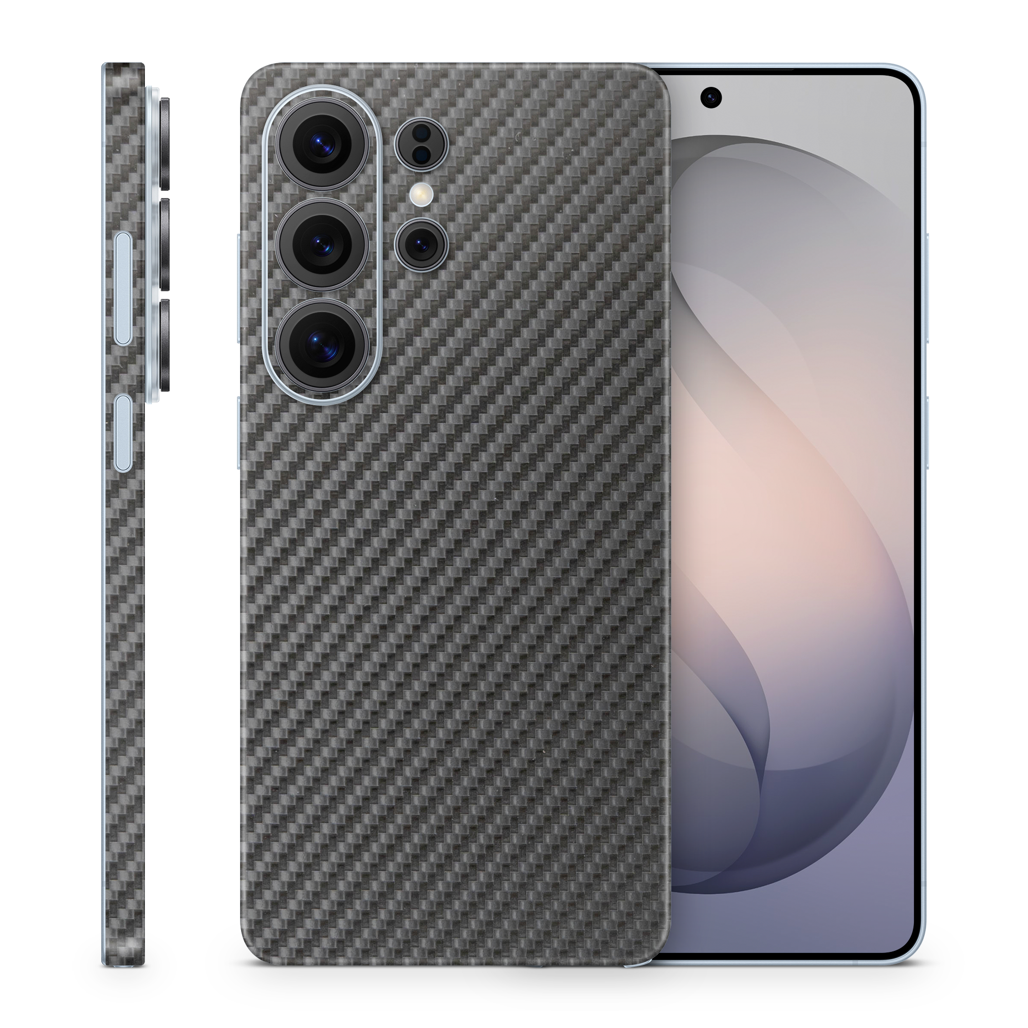Samsung Galaxy S26 Ultra Professional Black Carbon Fiber Skin Wrap Cover