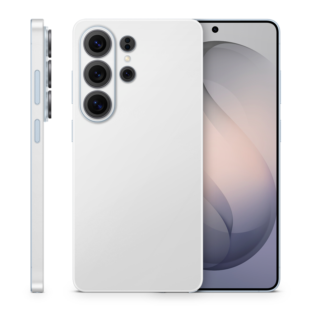 Samsung Galaxy S26 Ultra Professional Satin White Skin Wrap Cover