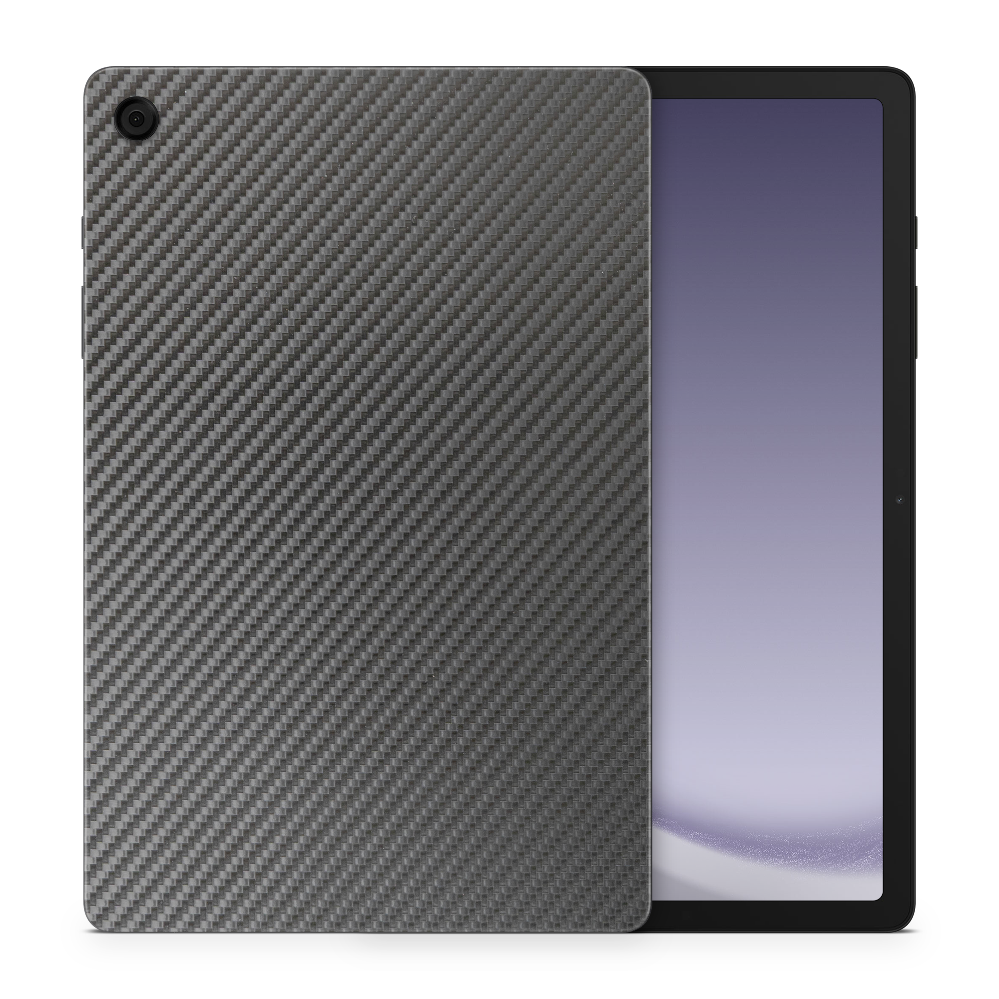 Samsung Galaxy Tab A9 Plus Essentials Black Carbon Fiber Skin Wrap Cover