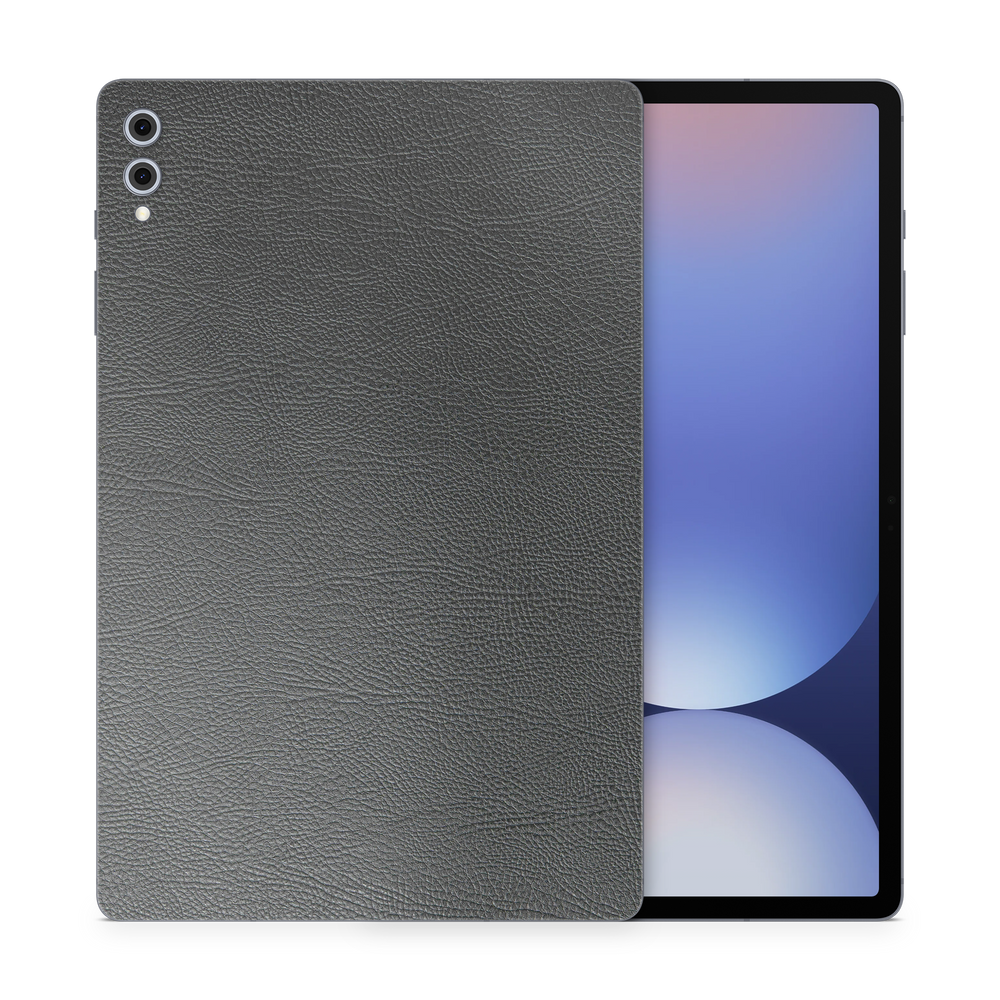 Samsung Galaxy Tab S10 Plus Essentials Black Leather Skin Wrap Cover