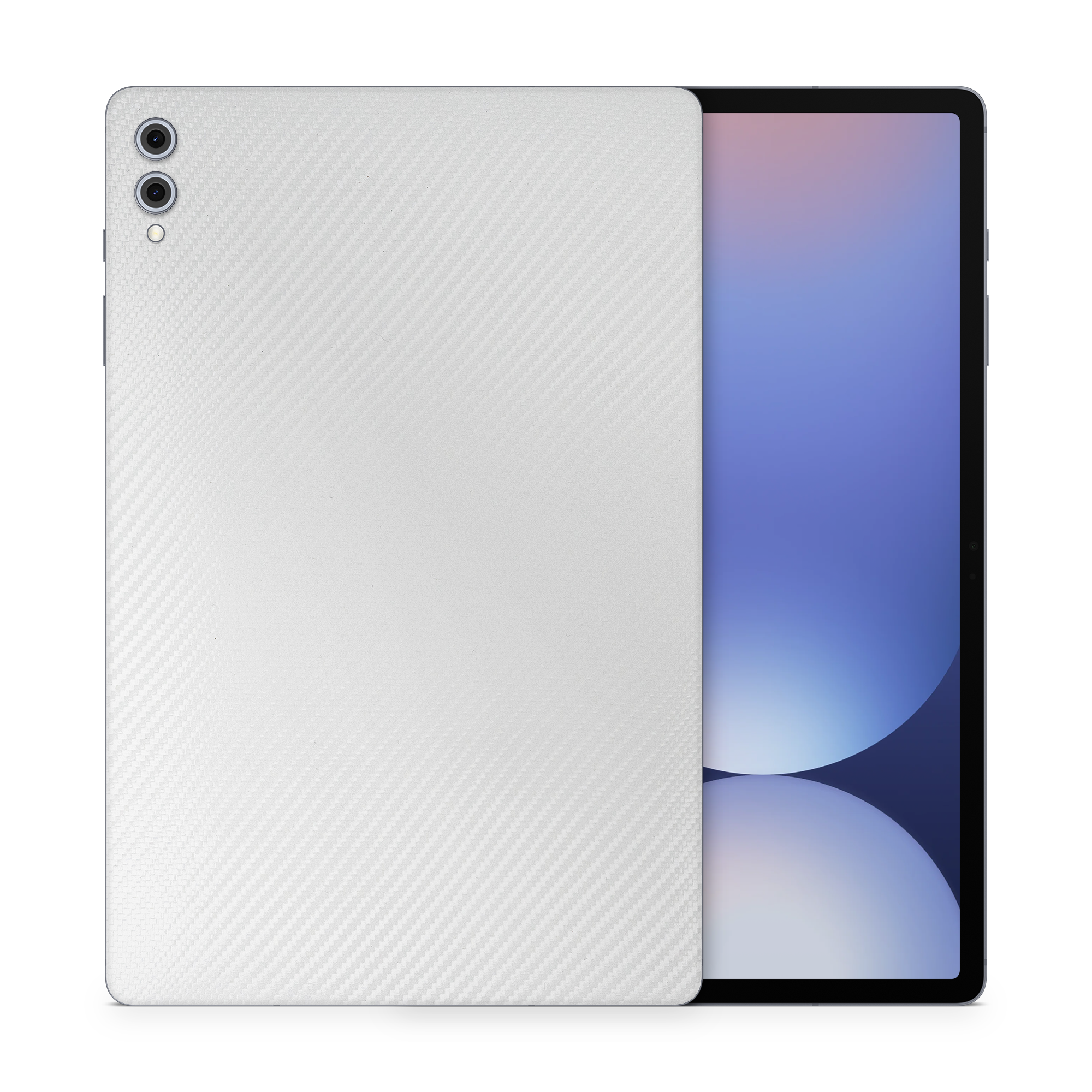 Samsung Galaxy Tab S10 Plus Essentials White Carbon Fiber Skin Wrap Cover