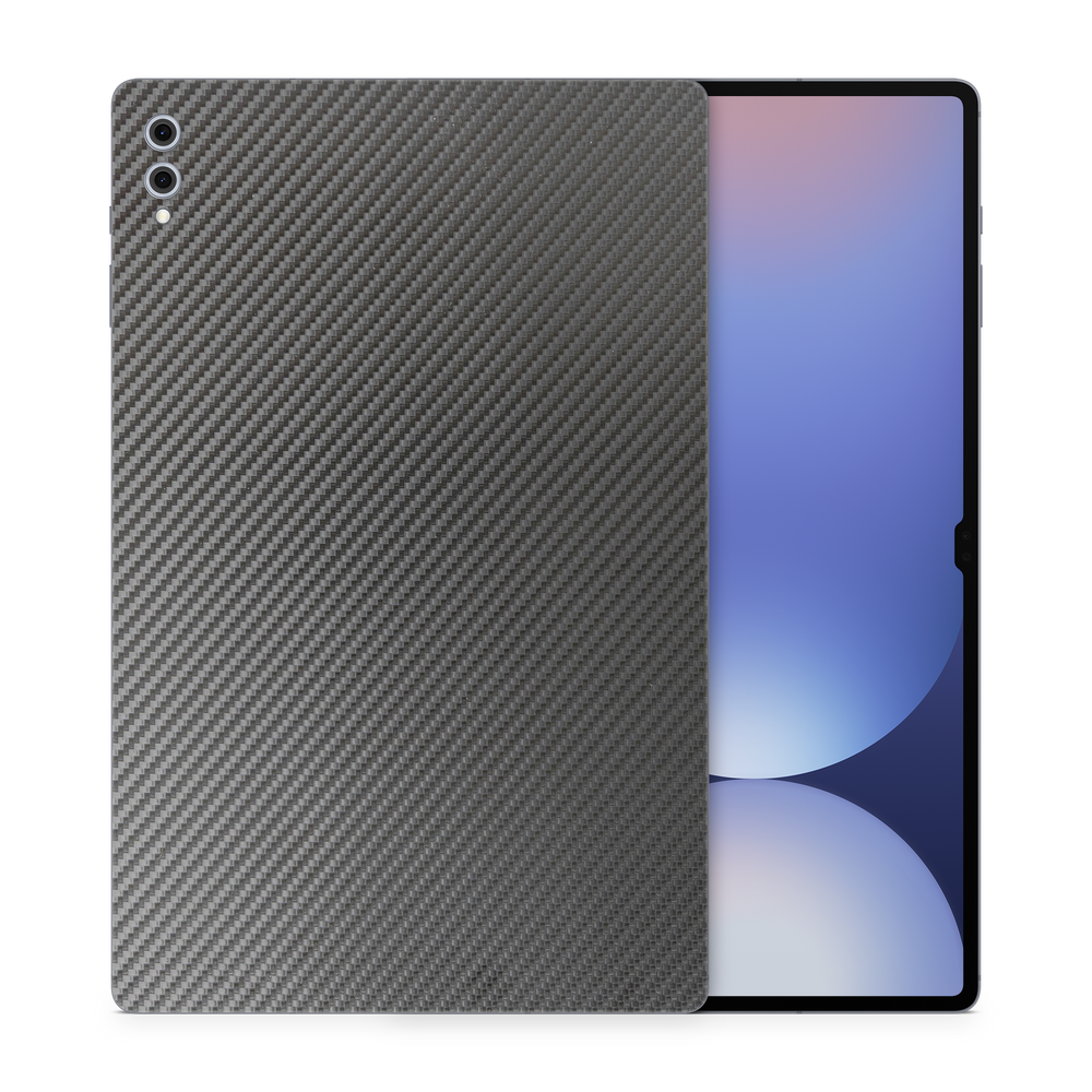 Samsung Galaxy Tab S10 Ultra Essentials Black Carbon Fiber Skin Wrap Cover