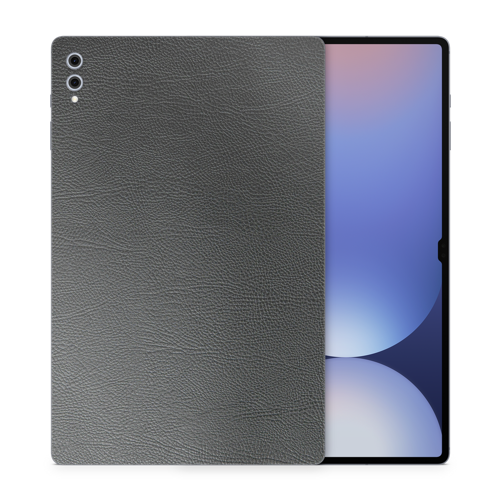 Samsung Galaxy Tab S10 Ultra Essentials Black Leather Skin Wrap Cover