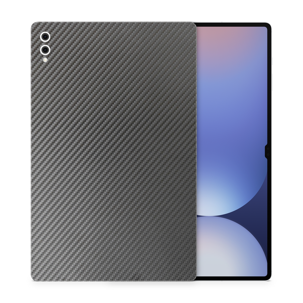 Samsung Galaxy Tab S10 Ultra Professional Black Carbon Fiber Skin Wrap Cover