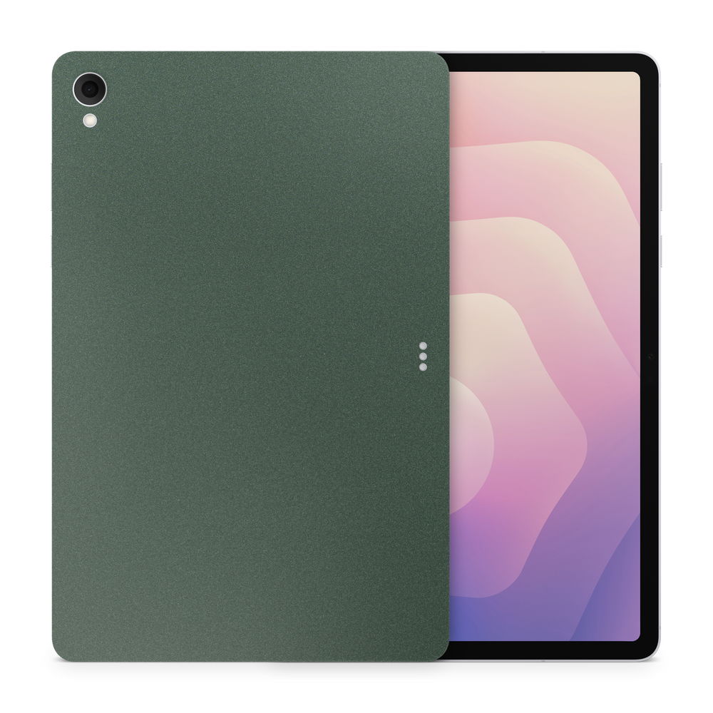 Samsung Galaxy Tab S11 Professional Matte Green Metallic Skin Wrap Cover