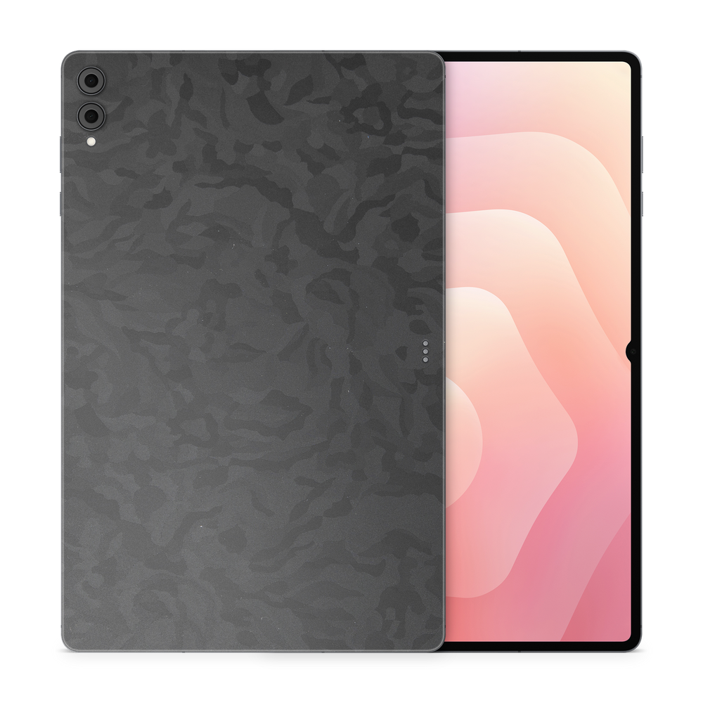 Samsung Galaxy Tab S11 Ultra Essentials Black Camo Skin Wrap Cover