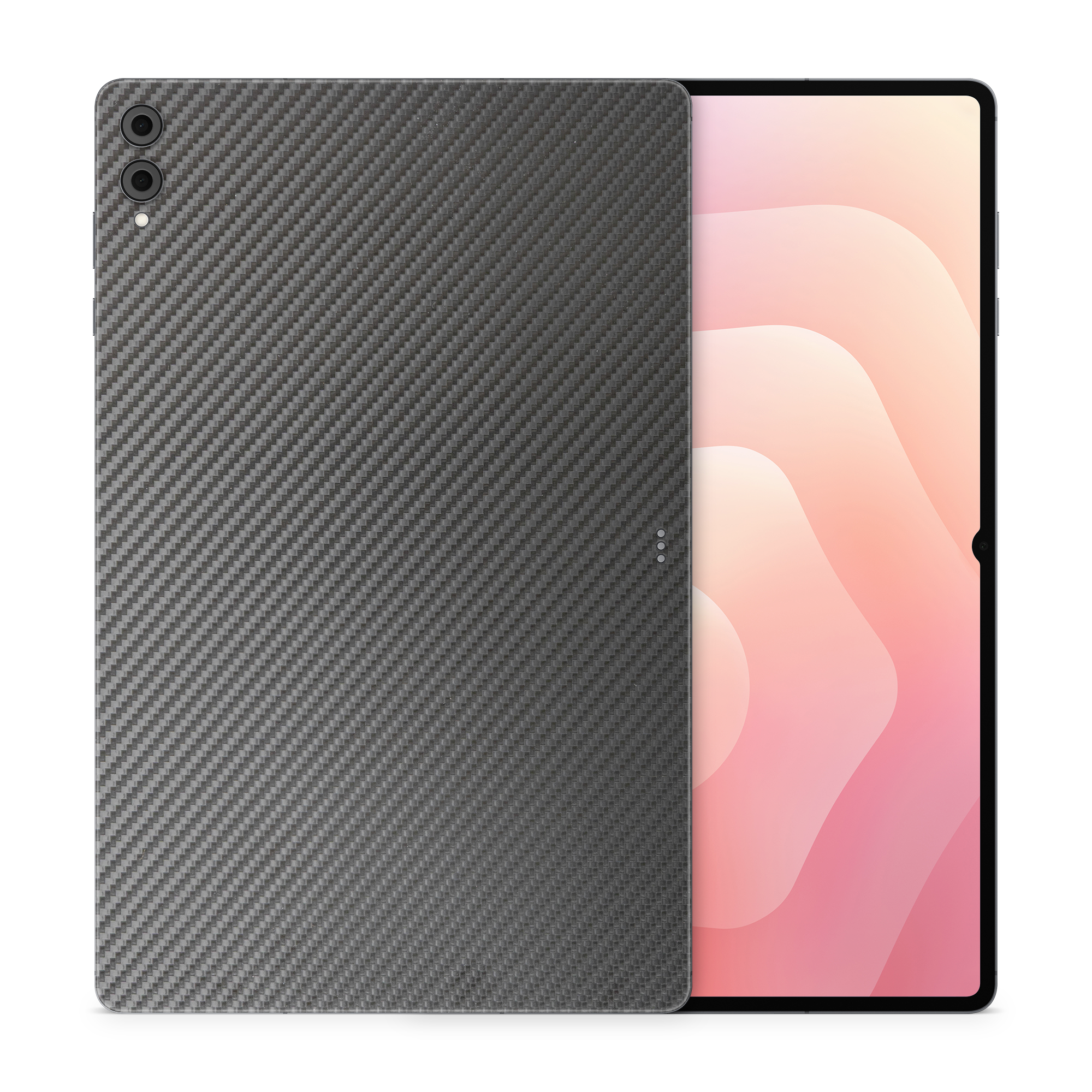 Samsung Galaxy Tab S11 Ultra Essentials Black Carbon Fiber Skin Wrap Cover