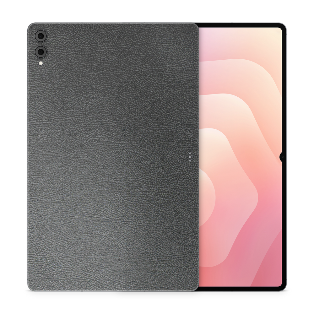 Samsung Galaxy Tab S11 Ultra Essentials Black Leather Skin Wrap Cover