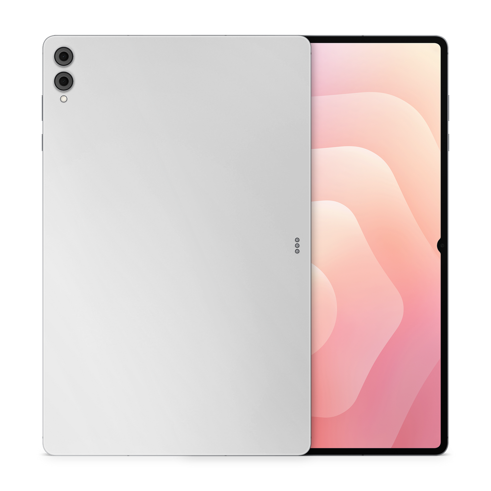 Samsung Galaxy Tab S11 Ultra Essentials Satin White Skin Wrap Cover