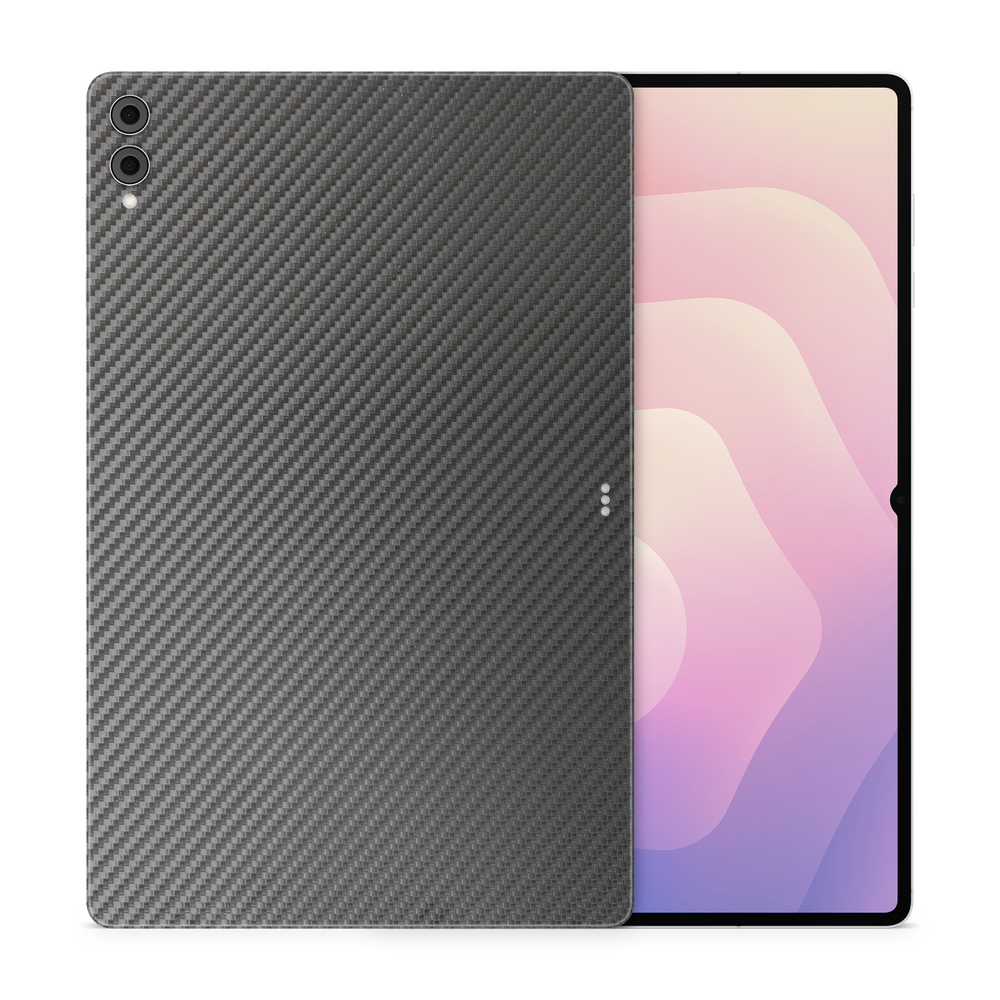 Samsung Galaxy Tab S11 Ultra Professional Black Carbon Fiber Skin Wrap Cover