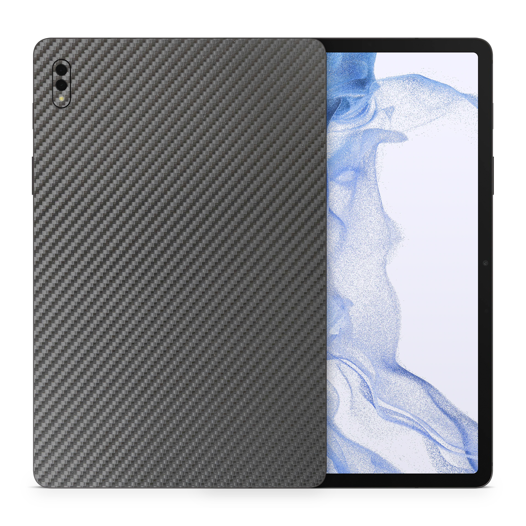 Samsung Galaxy Tab S8 Essentials Black Carbon Fiber Skin Wrap Cover