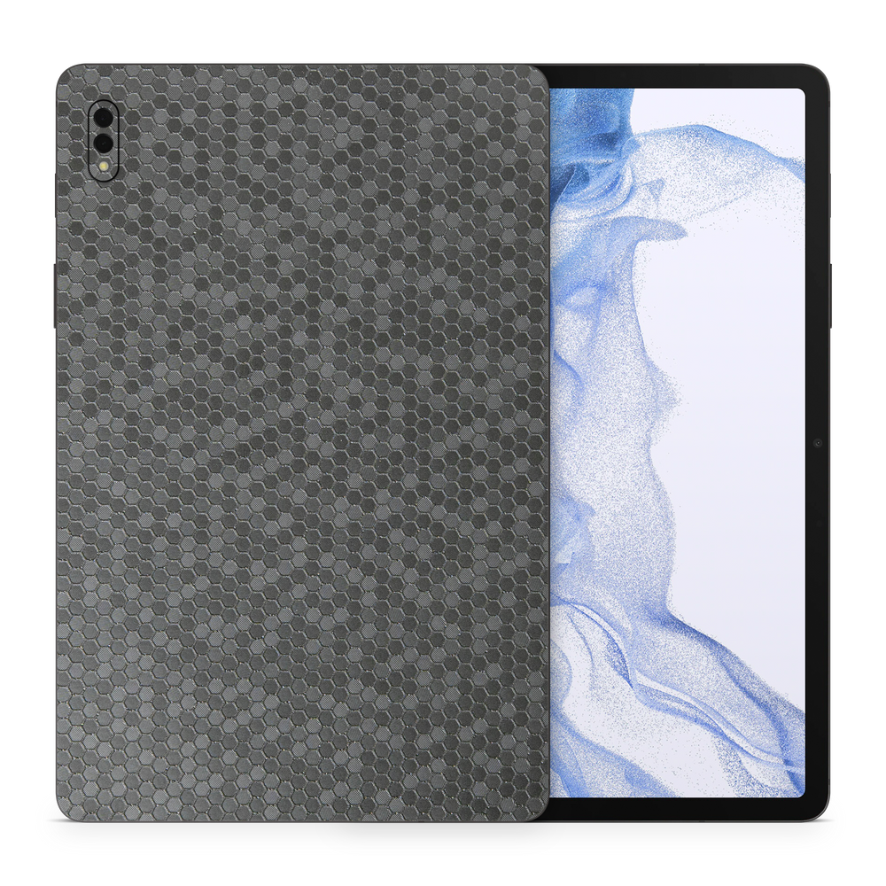 Samsung Galaxy Tab S8 Essentials Black Honeycomb Skin Wrap Cover