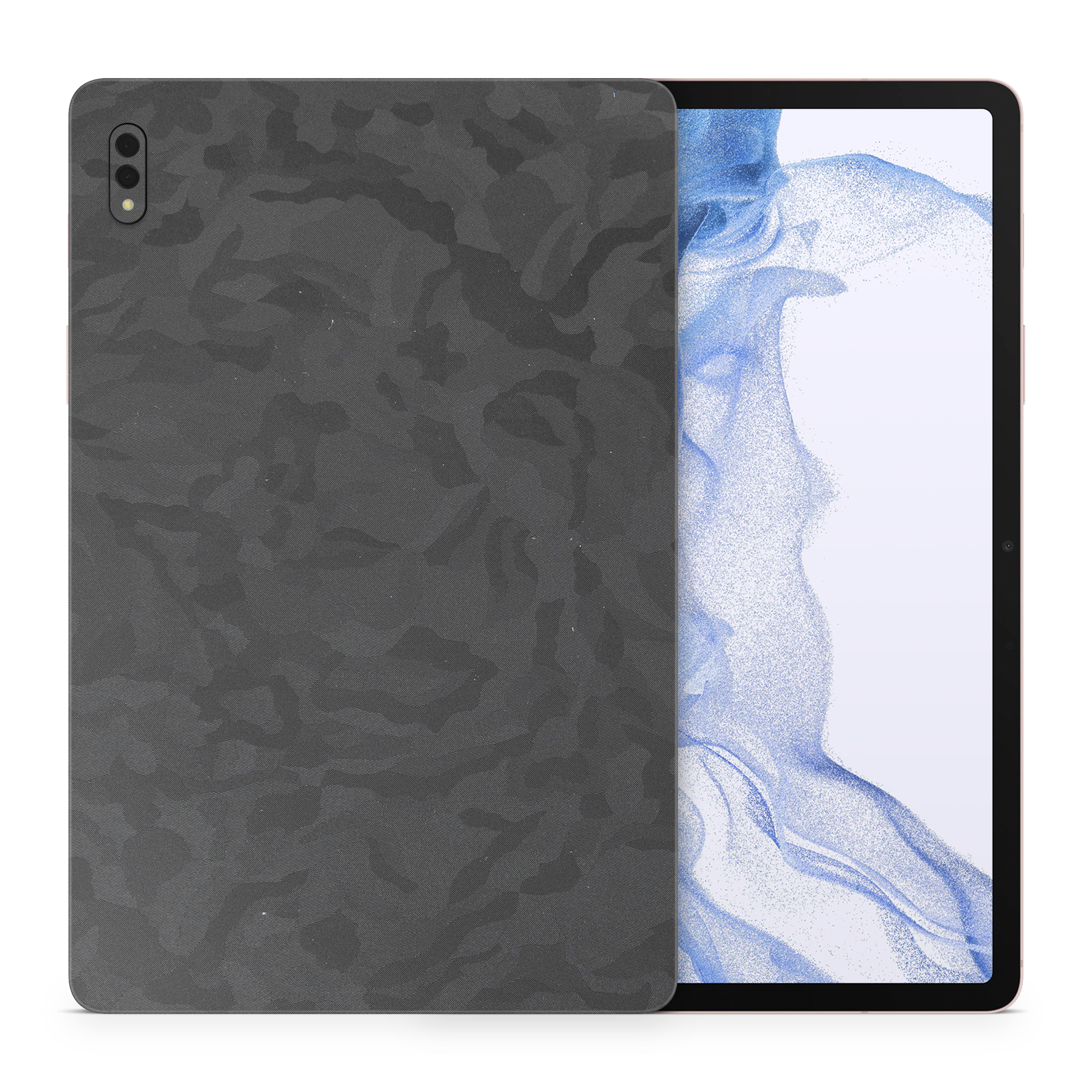 Samsung Galaxy Tab S8 Professional Black Camo Skin Wrap Cover
