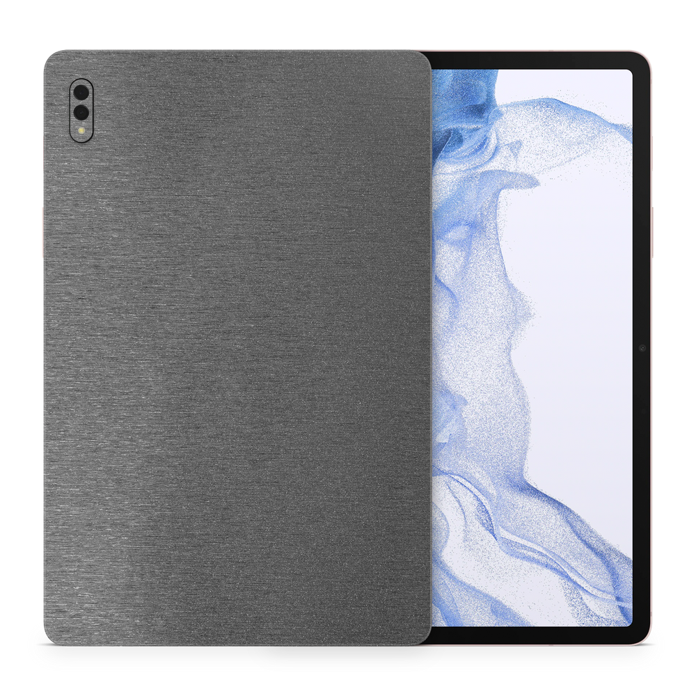 Samsung Galaxy Tab S8 Professional Brushed Black Skin Wrap Cover