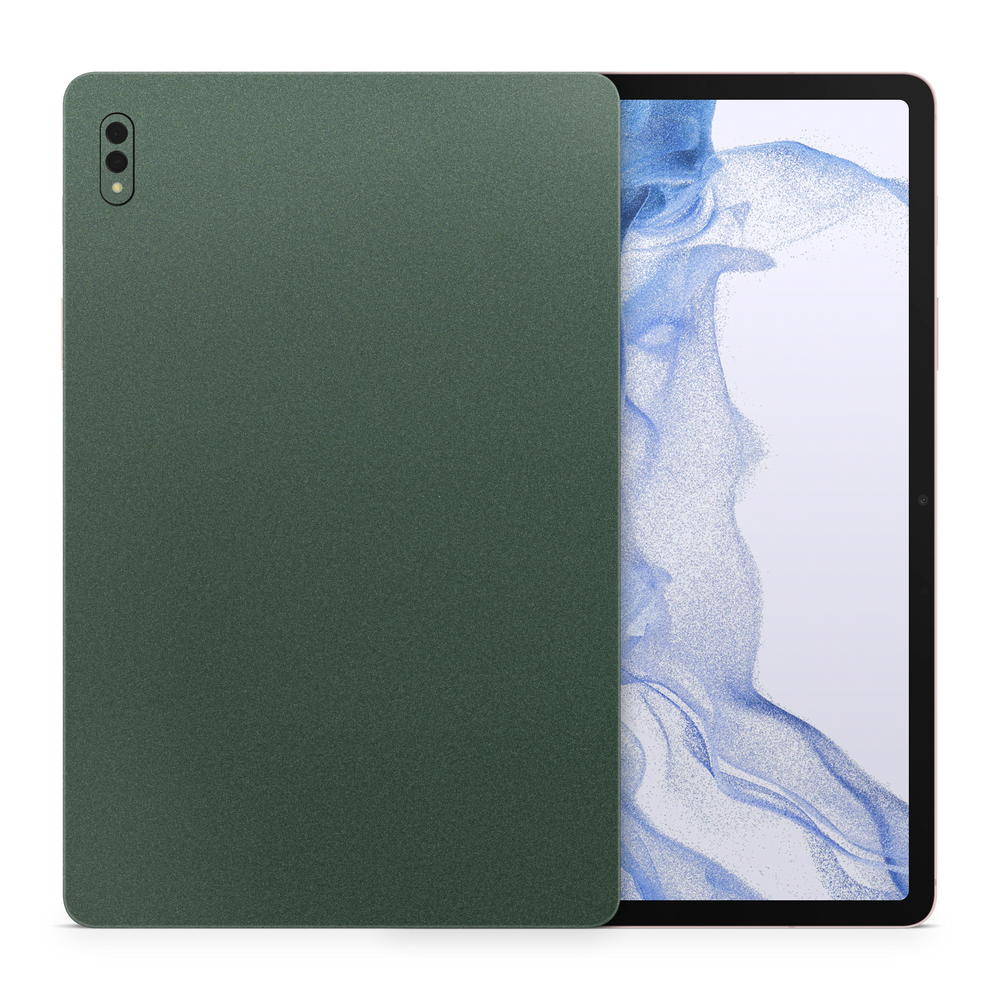 Samsung Galaxy Tab S8 Professional Matte Green Metallic Skin Wrap Cover