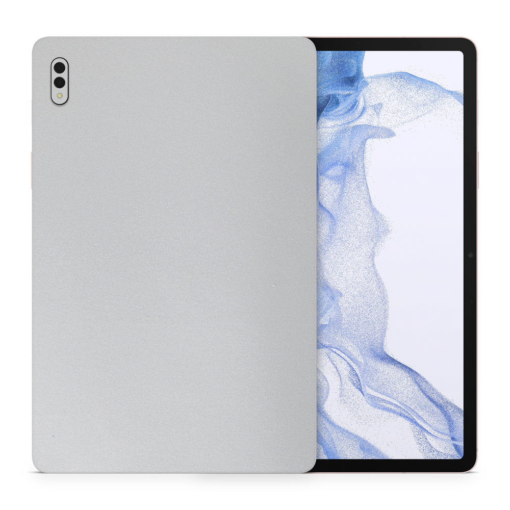 Samsung Galaxy Tab S8 Professional Satin Aluminum Skin Wrap Cover
