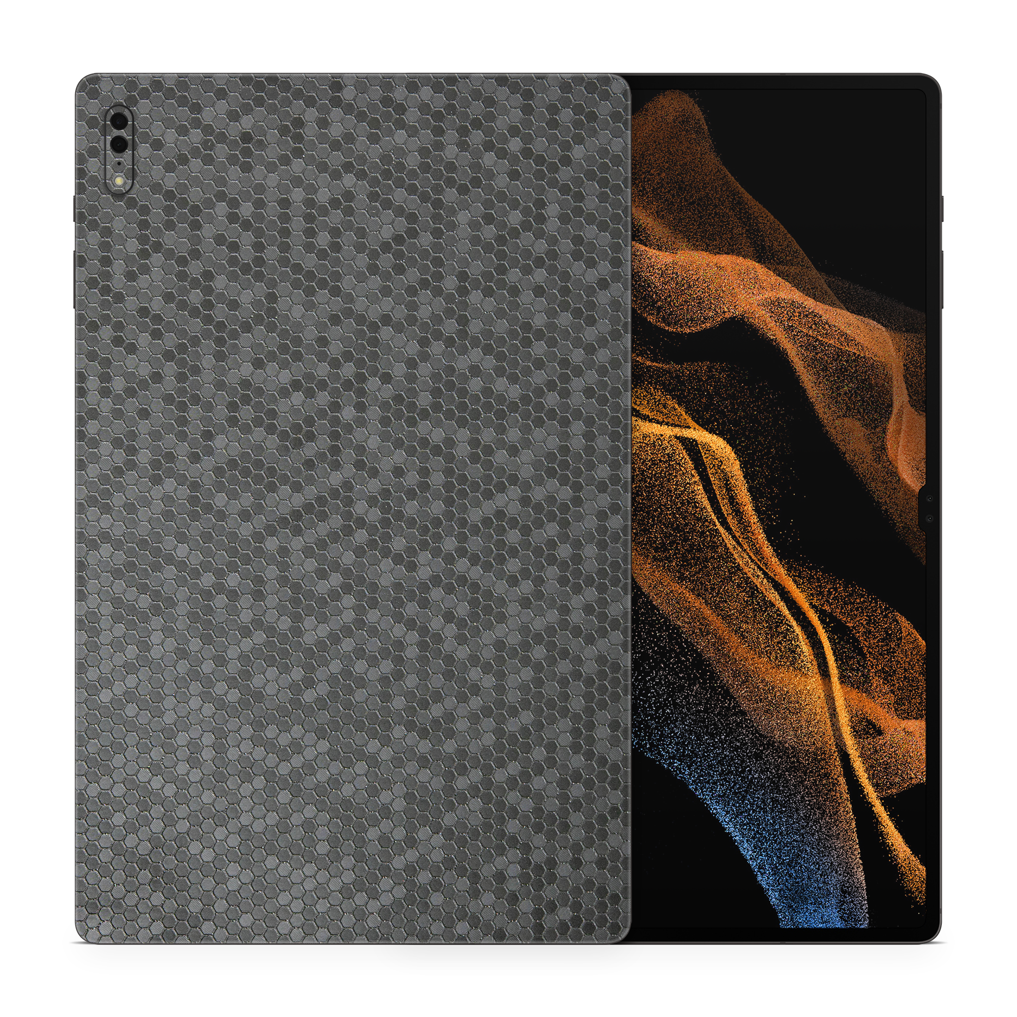 Samsung Galaxy Tab S8 Ultra Essentials Black Honeycomb Skin Wrap Cover
