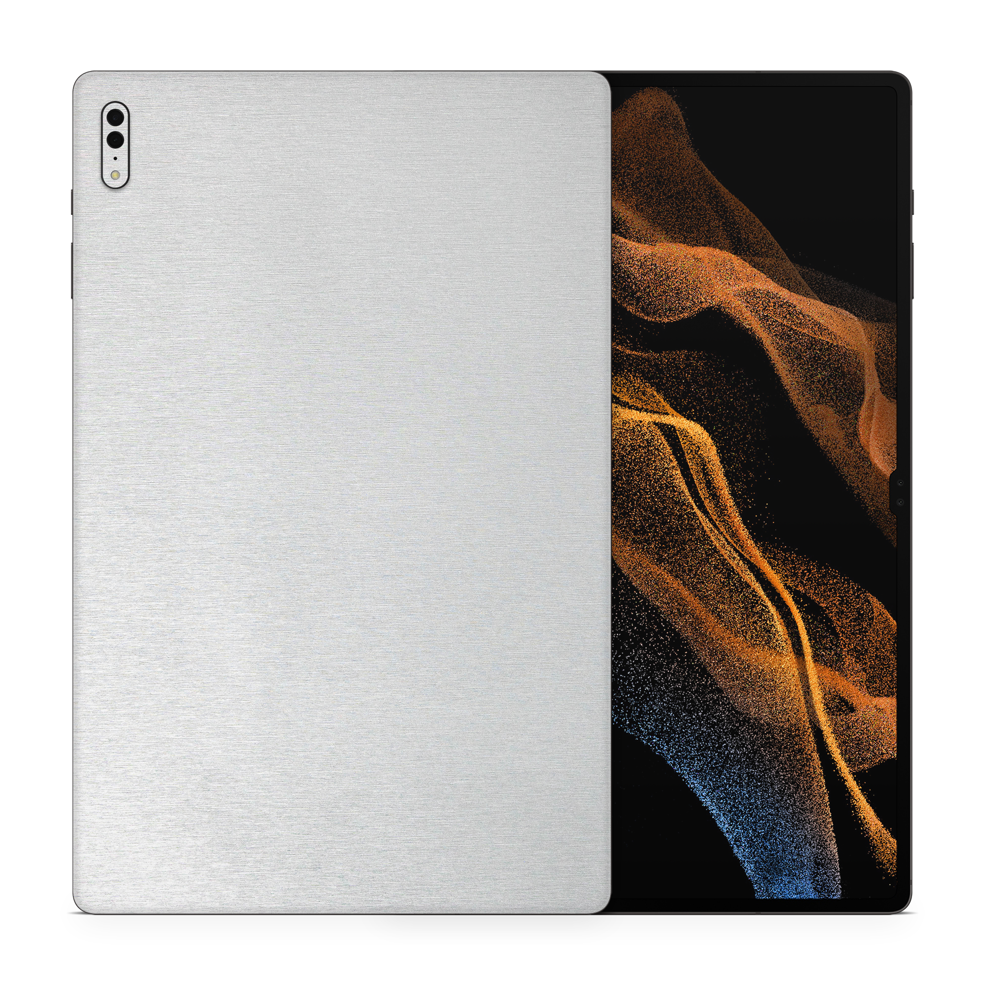 Samsung Galaxy Tab S8 Ultra Essentials Brushed Aluminum Skin Wrap Cover