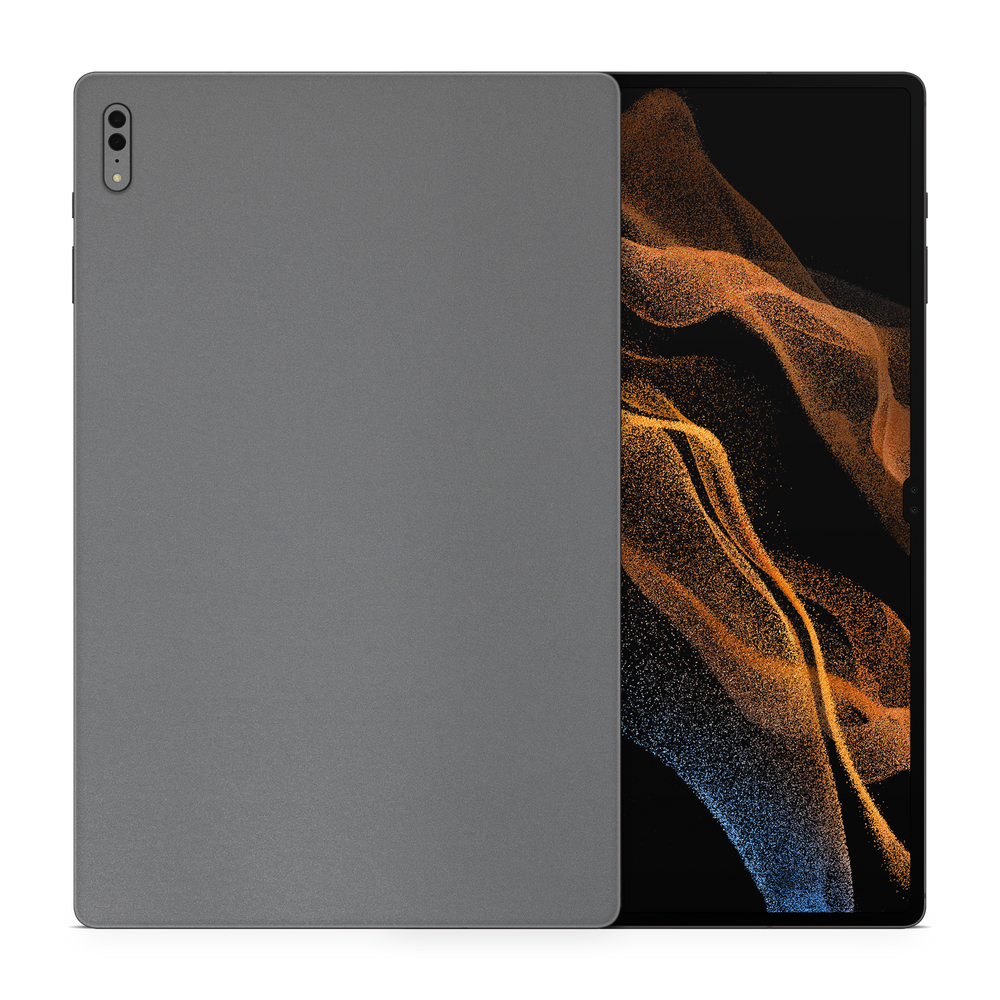 Samsung Galaxy Tab S8 Ultra Essentials Charcoal Grey Skin Wrap Cover