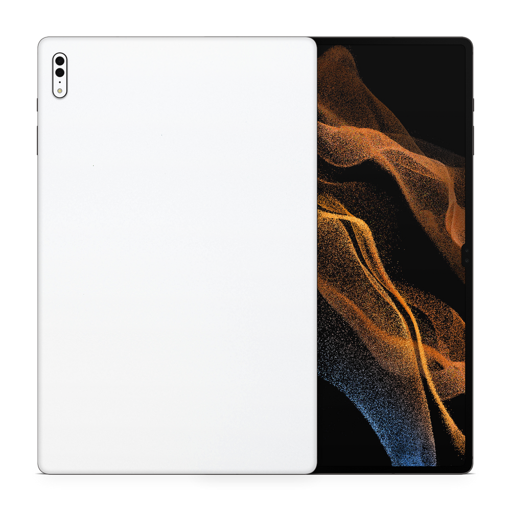 Samsung Galaxy Tab S8 Ultra Essentials Frosty Vanilla Skin Wrap Cover