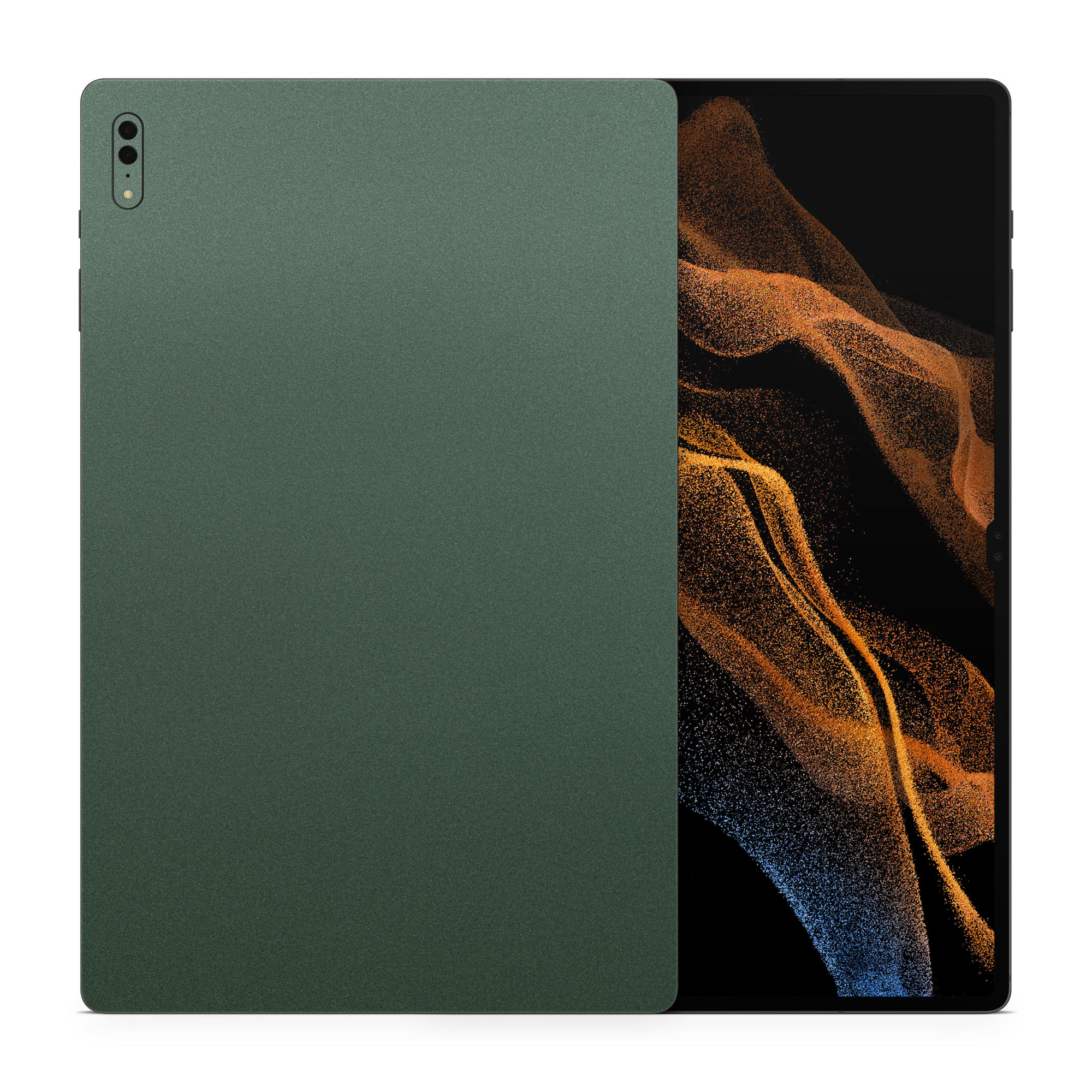 Samsung Galaxy Tab S8 Ultra Essentials Matte Green Metallic Skin Wrap Cover