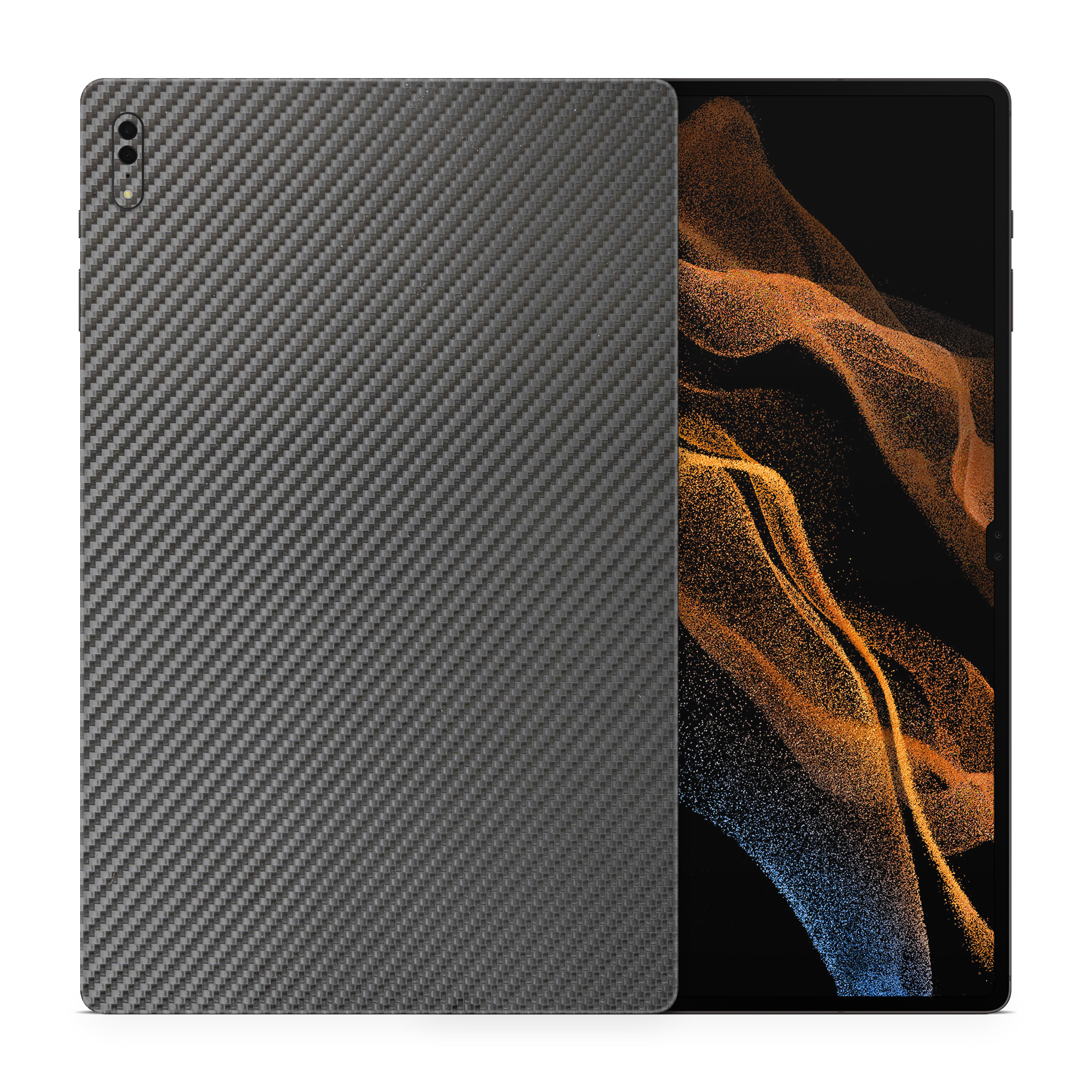 Samsung Galaxy Tab S8 Ultra Professional Black Carbon Fiber Skin Wrap Cover