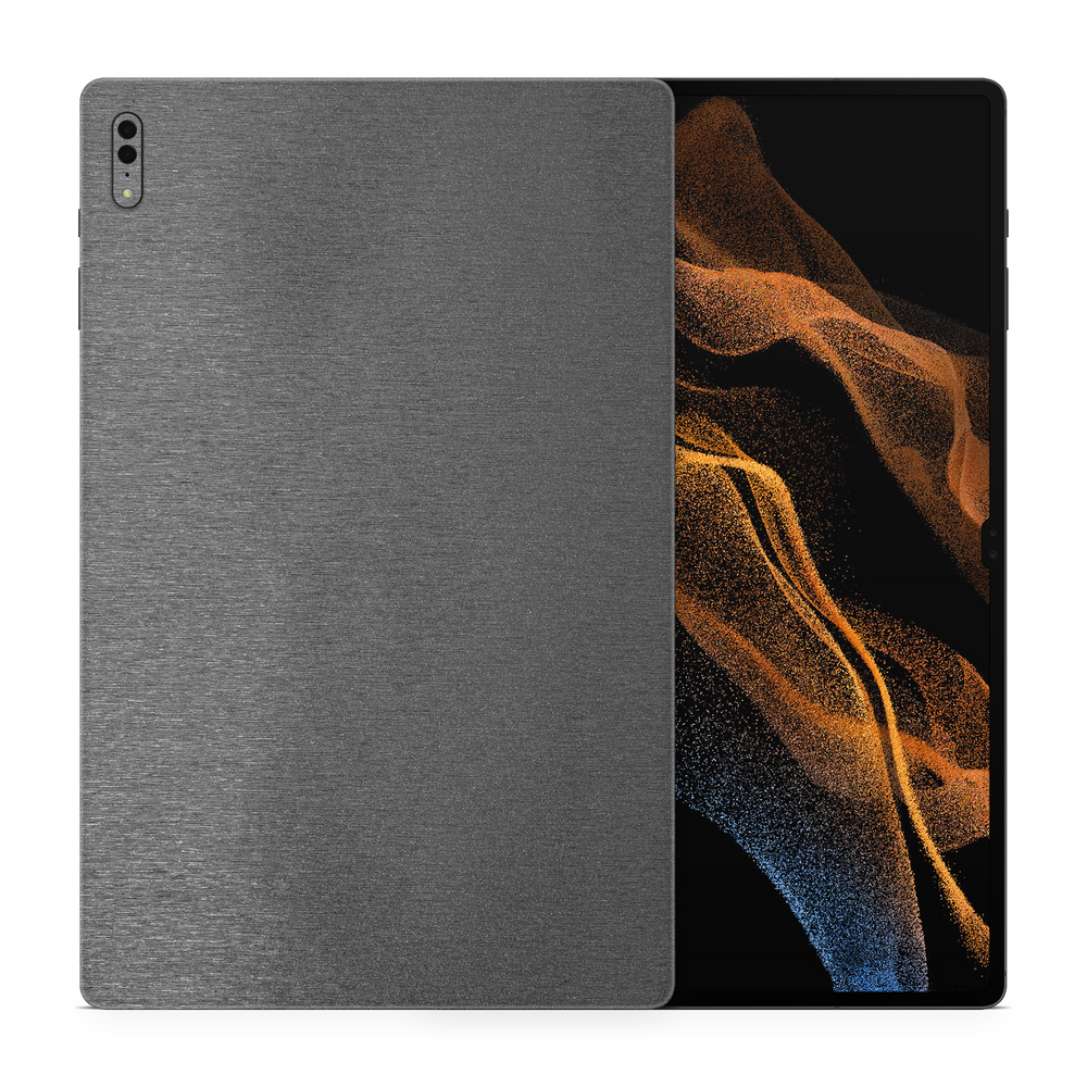 Samsung Galaxy Tab S8 Ultra Professional Brushed Black Skin Wrap Cover
