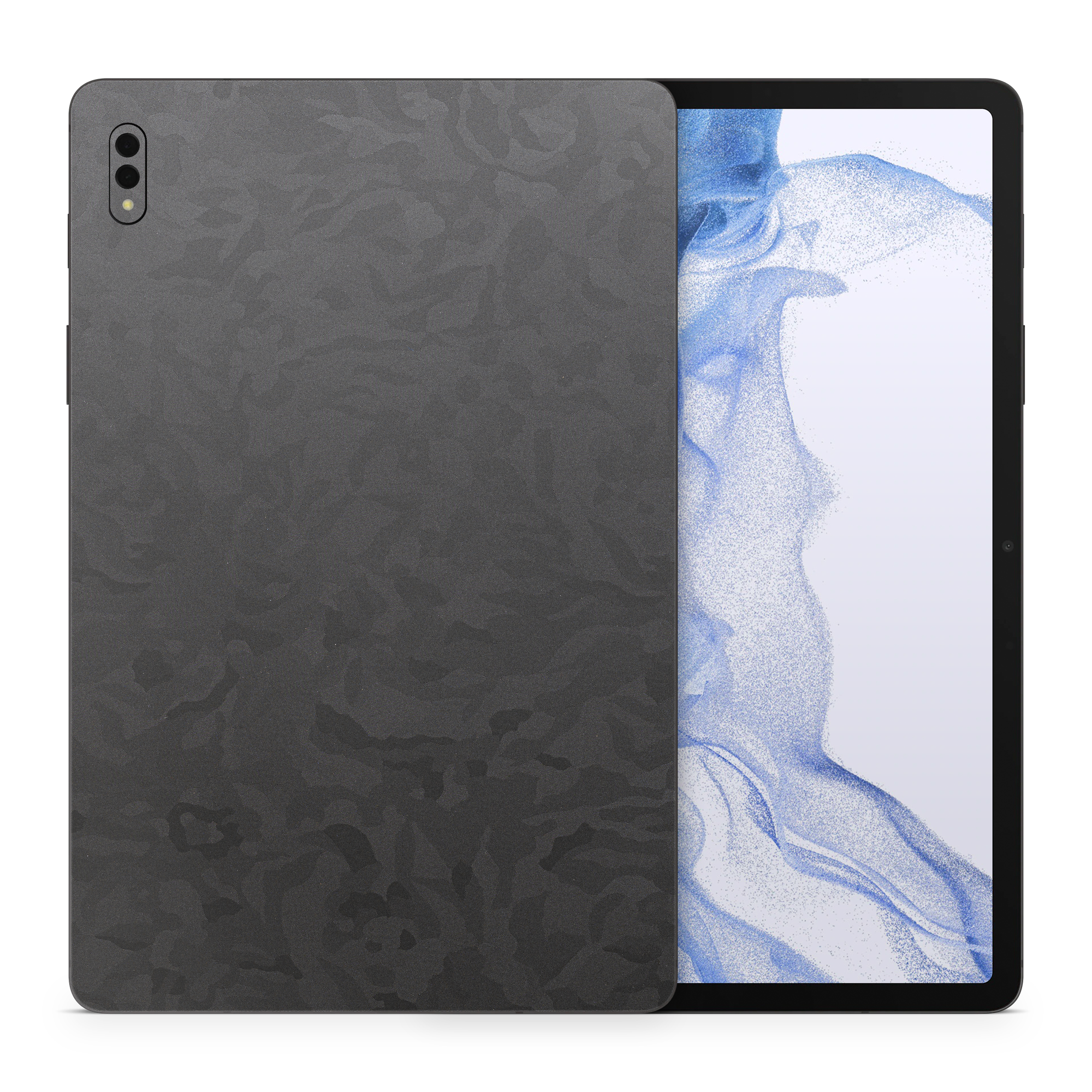 Samsung Galaxy Tab S8+ Essentials Black Camo Skin Wrap Cover