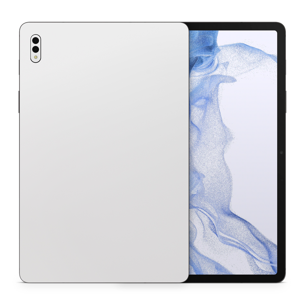 Samsung Galaxy Tab S8+ Essentials Satin White Skin Wrap Cover