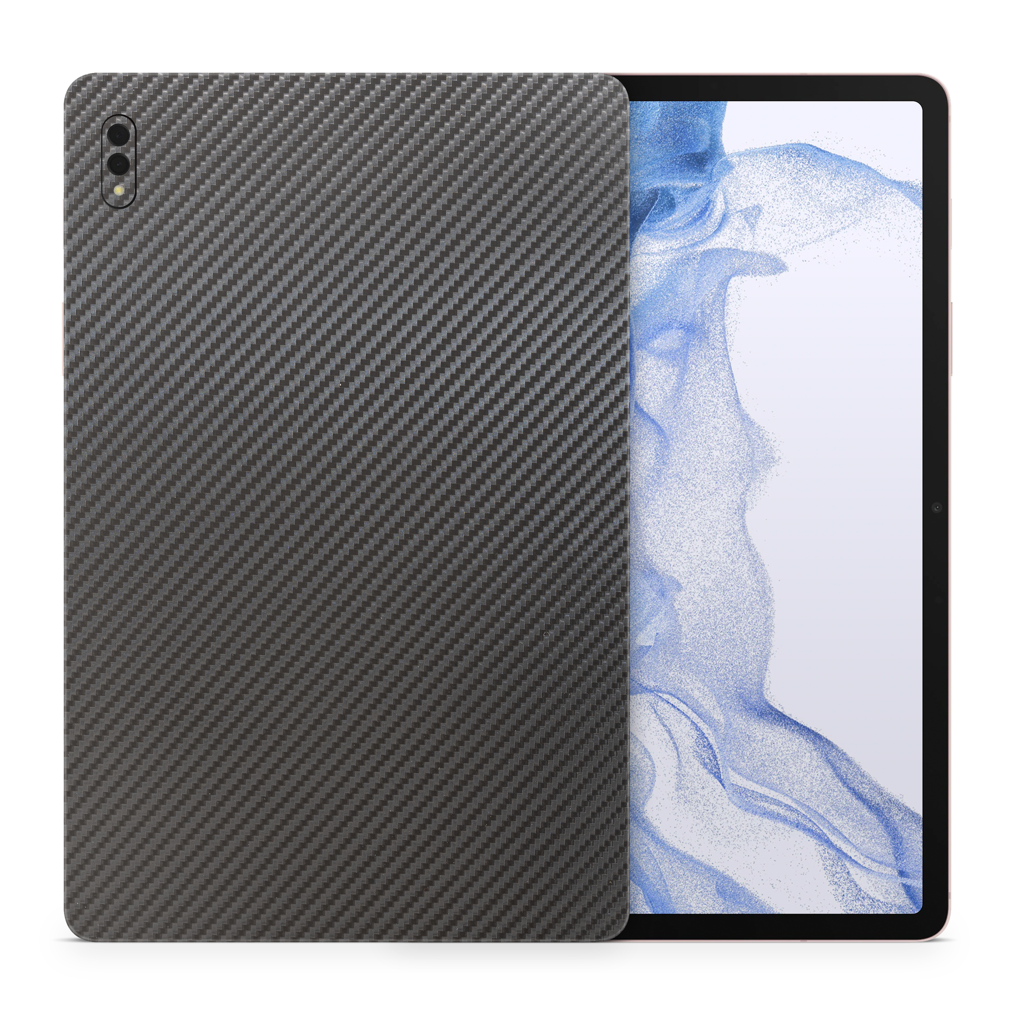 Samsung Galaxy Tab S8+ Professional Black Carbon Fiber Skin Wrap Cover