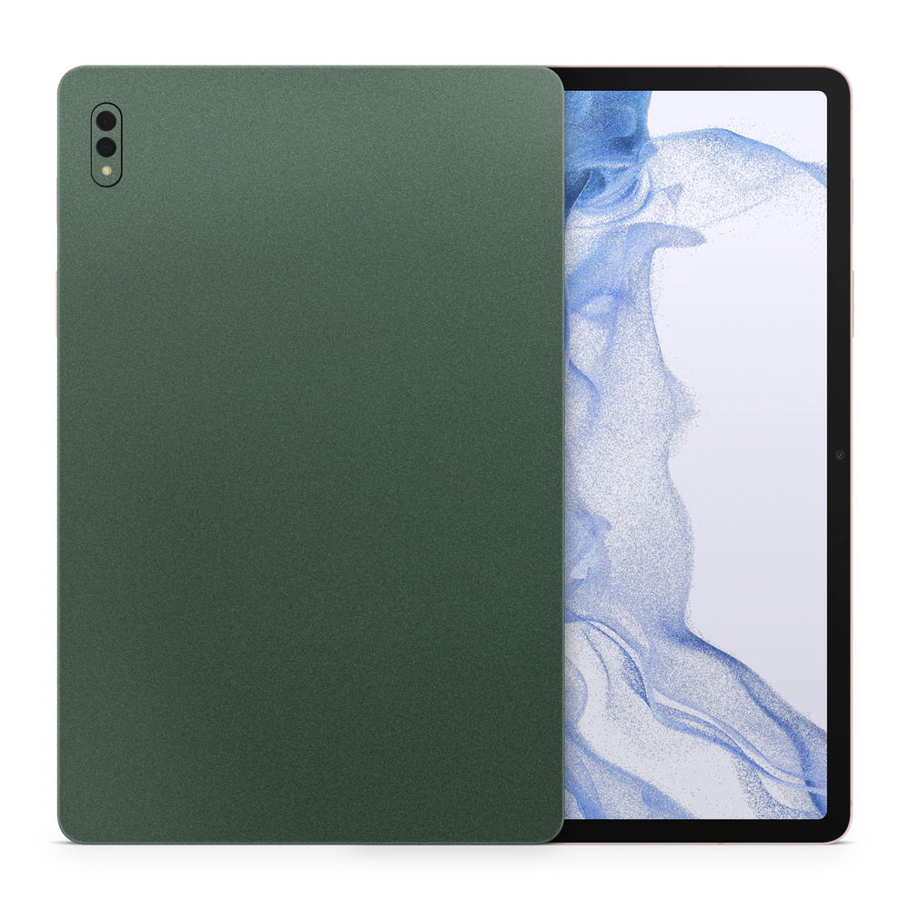 Samsung Galaxy Tab S8+ Professional Matte Green Metallic Skin Wrap Cover
