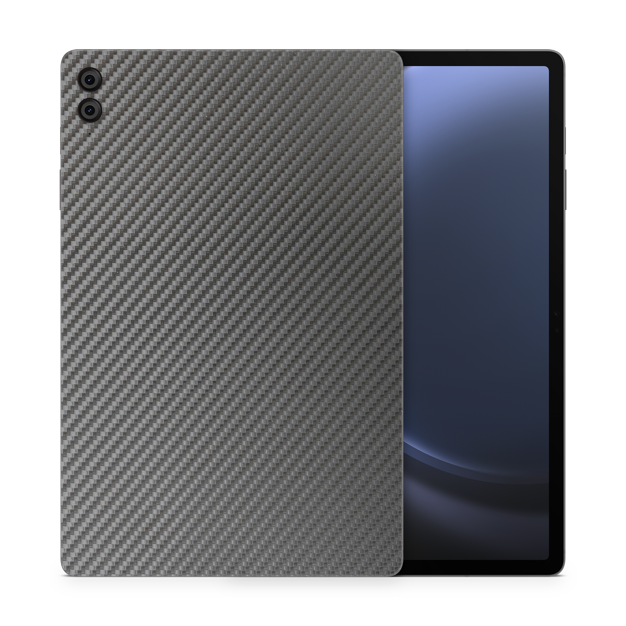 Samsung Galaxy Tab S9 Fe Essentials Black Carbon Fiber Skin Wrap Cover