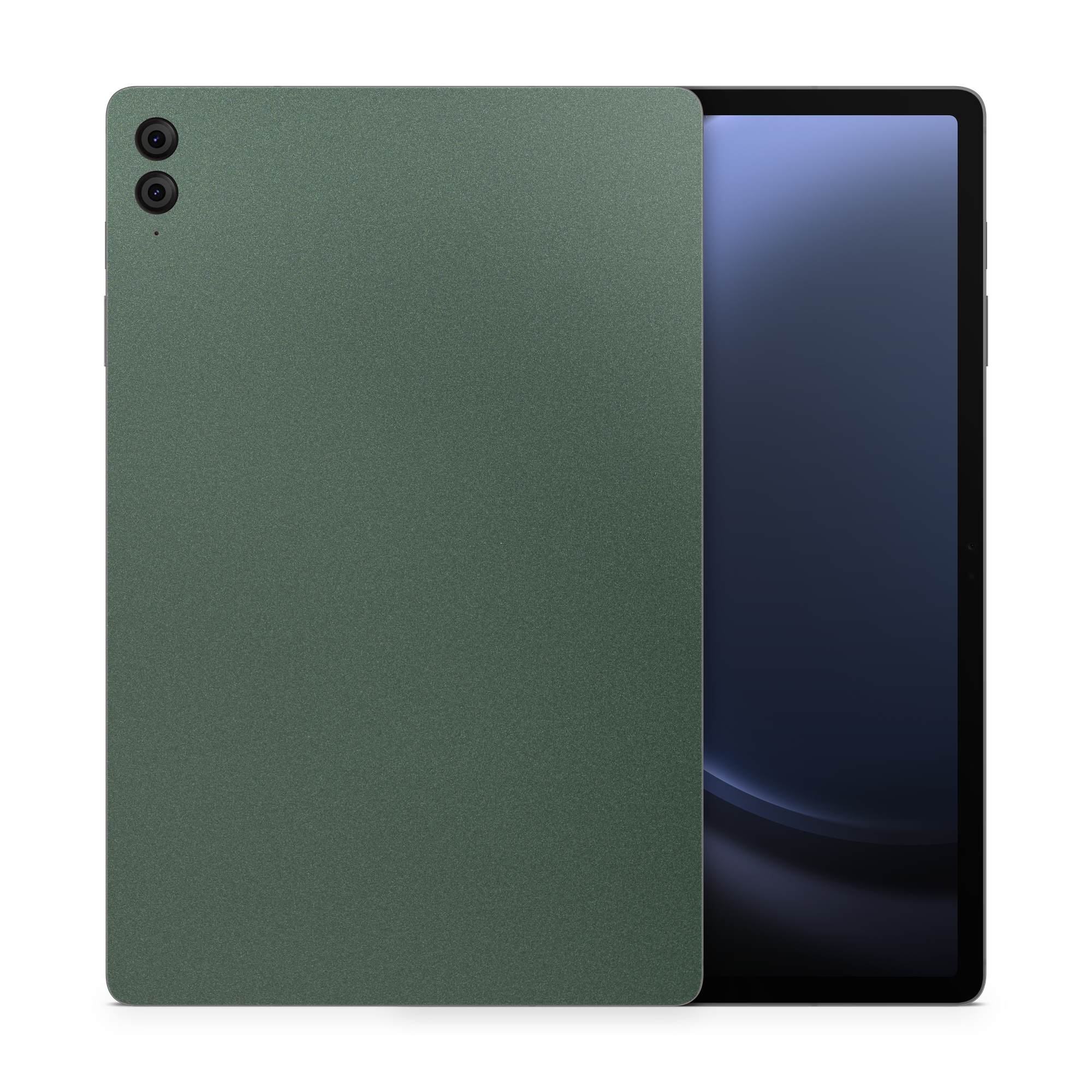 Samsung Galaxy Tab S9+ FE Essentials Matte Green Metallic Skin Wrap Cover