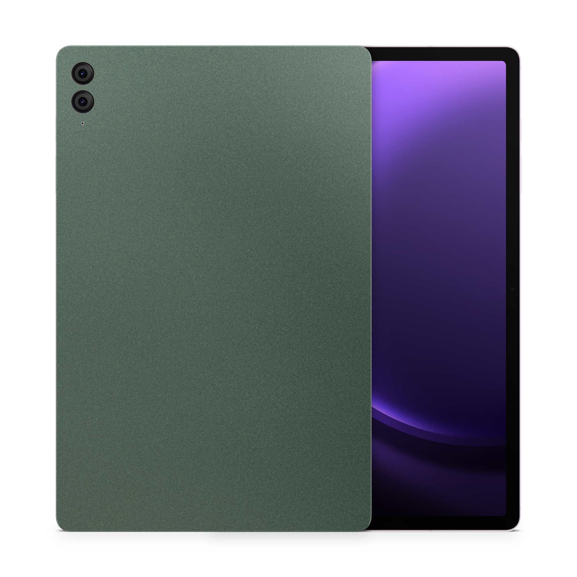 Samsung Galaxy Tab S9+ FE Professional Matte Green Metallic Skin Wrap Cover