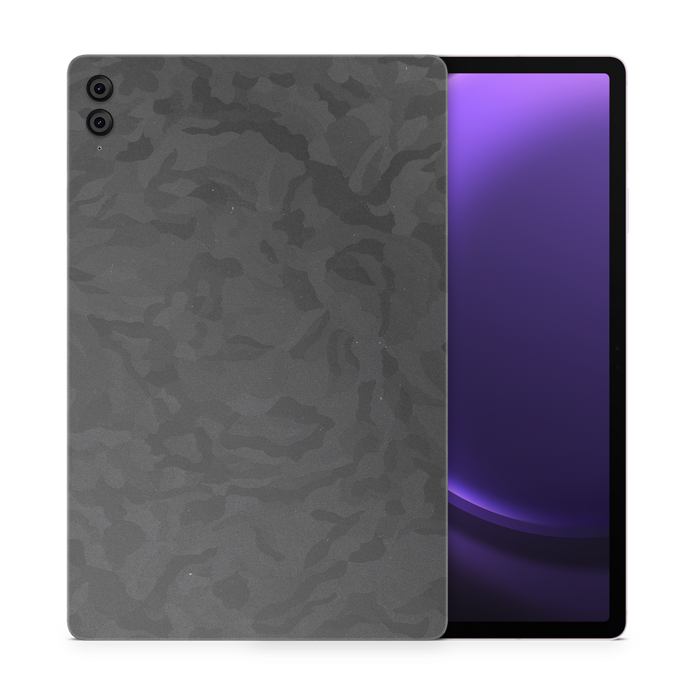 Samsung Galaxy Tab S9 Fe Professional Black Camo Skin Wrap Cover