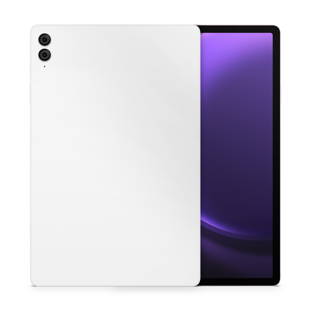 Samsung Galaxy Tab S9 Fe Professional Satin White Skin Wrap Cover
