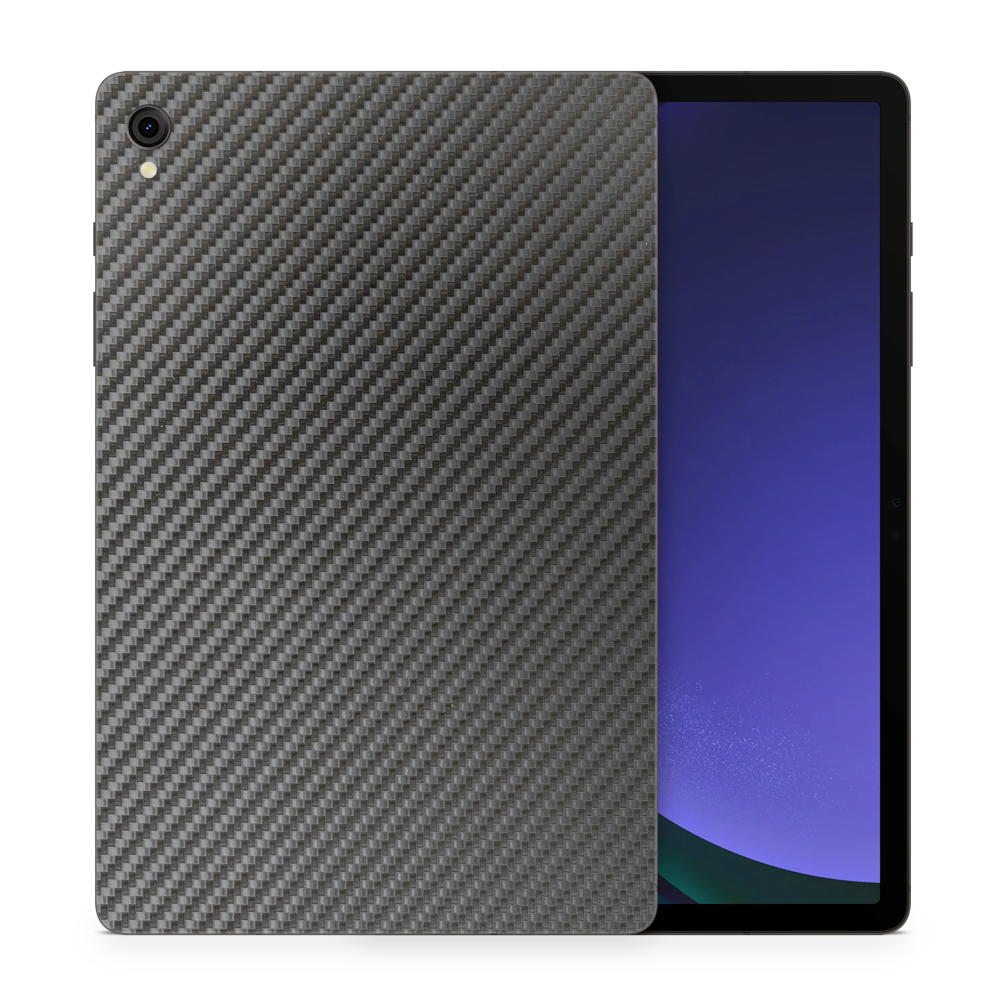 Samsung Galaxy Tab S9 Plus Essentials Black Carbon Fiber Skin Wrap Cover