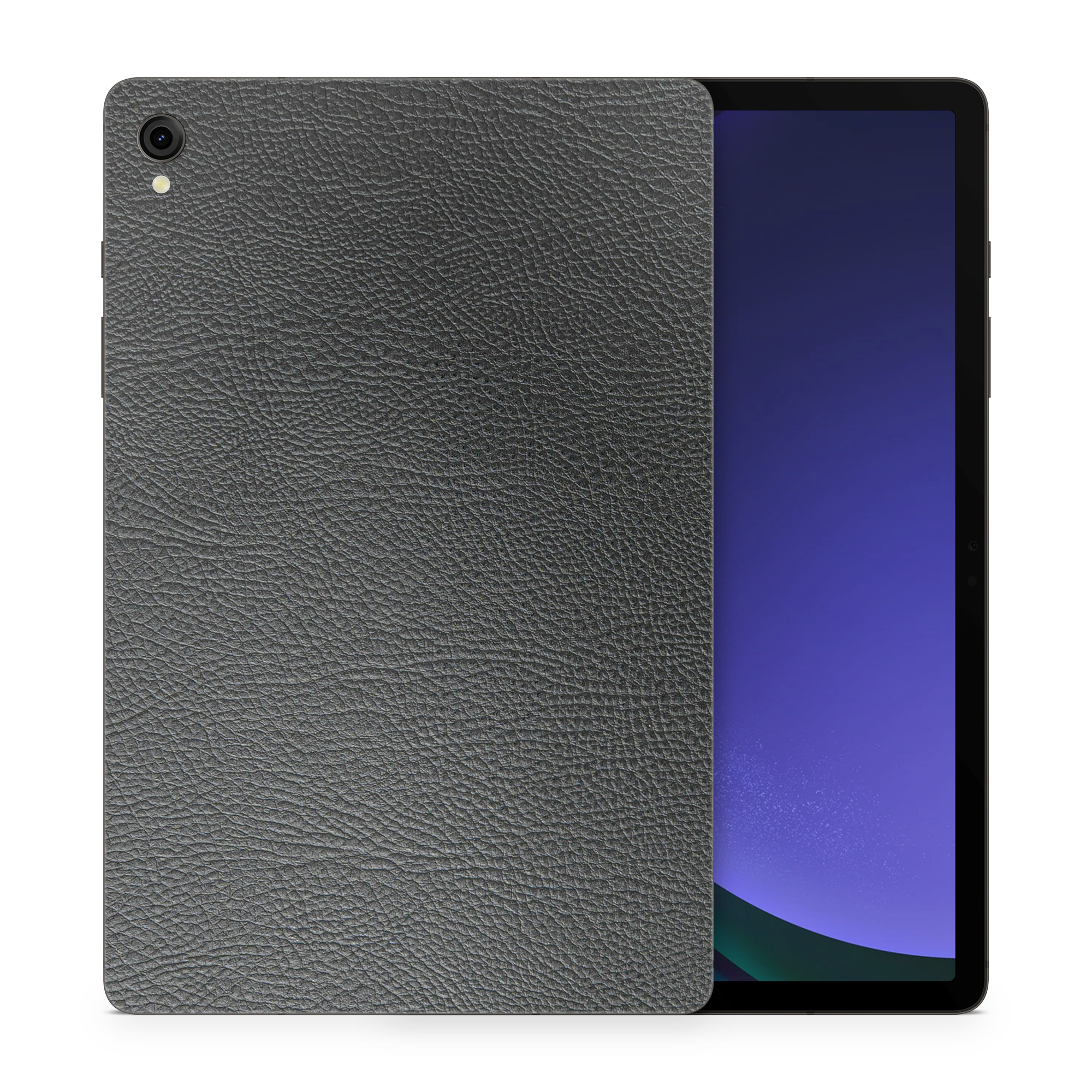 Samsung Galaxy Tab S9 Plus Essentials Black Leather Skin Wrap Cover