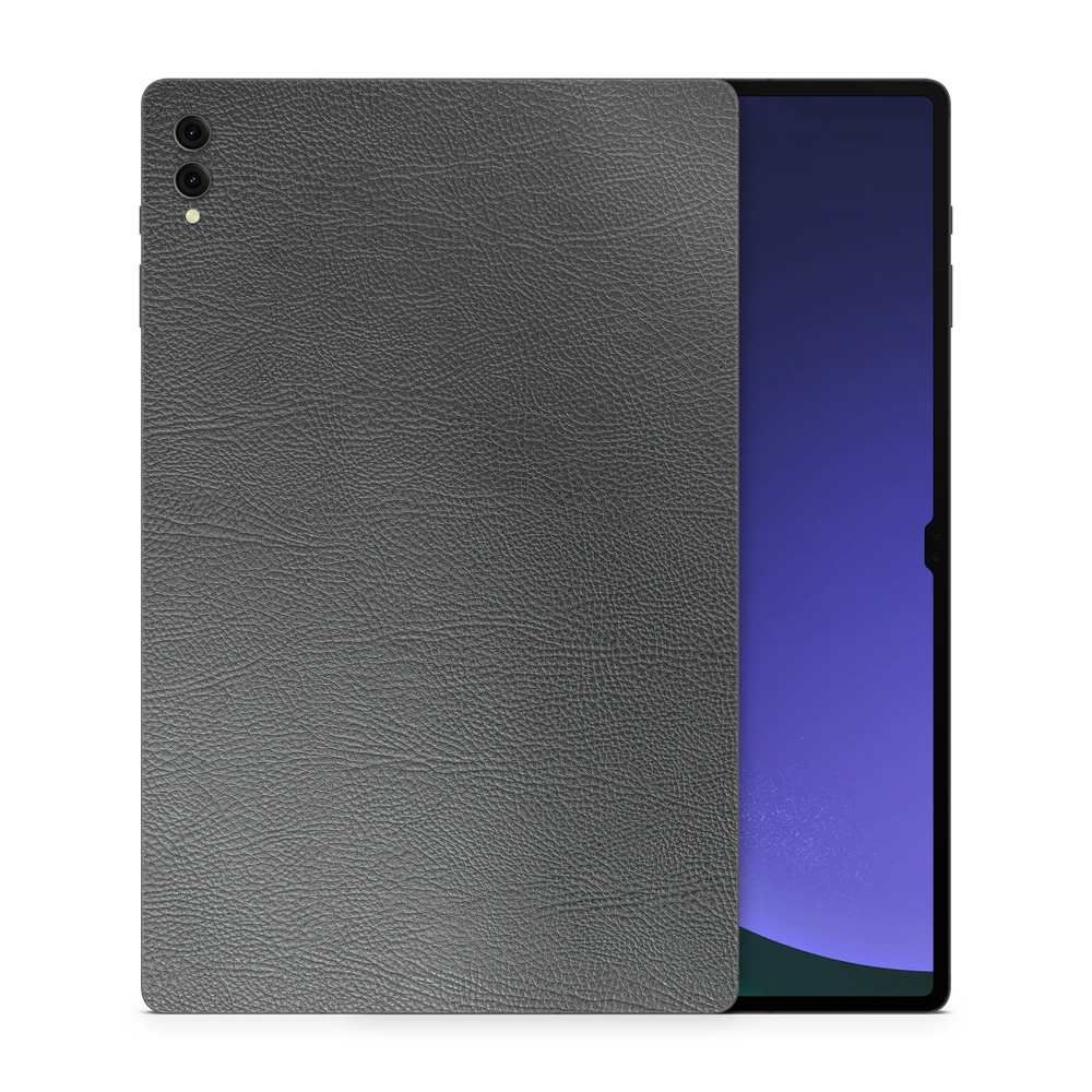 Samsung Galaxy Tab S9 Ultra Essentials Black Leather Skin Wrap Cover