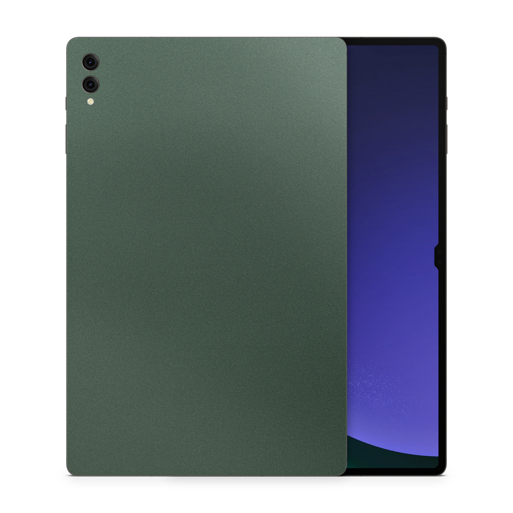 Samsung Galaxy Tab S9 Ultra Essentials Matte Green Metallic Skin Wrap Cover