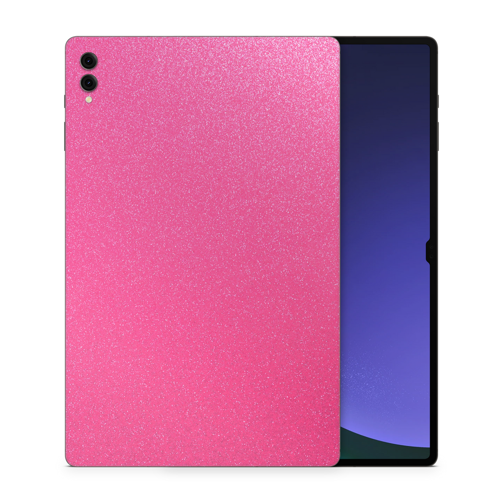Samsung Galaxy Tab S9 Ultra Essentials Pink Glitterbomb Skin Wrap Cover
