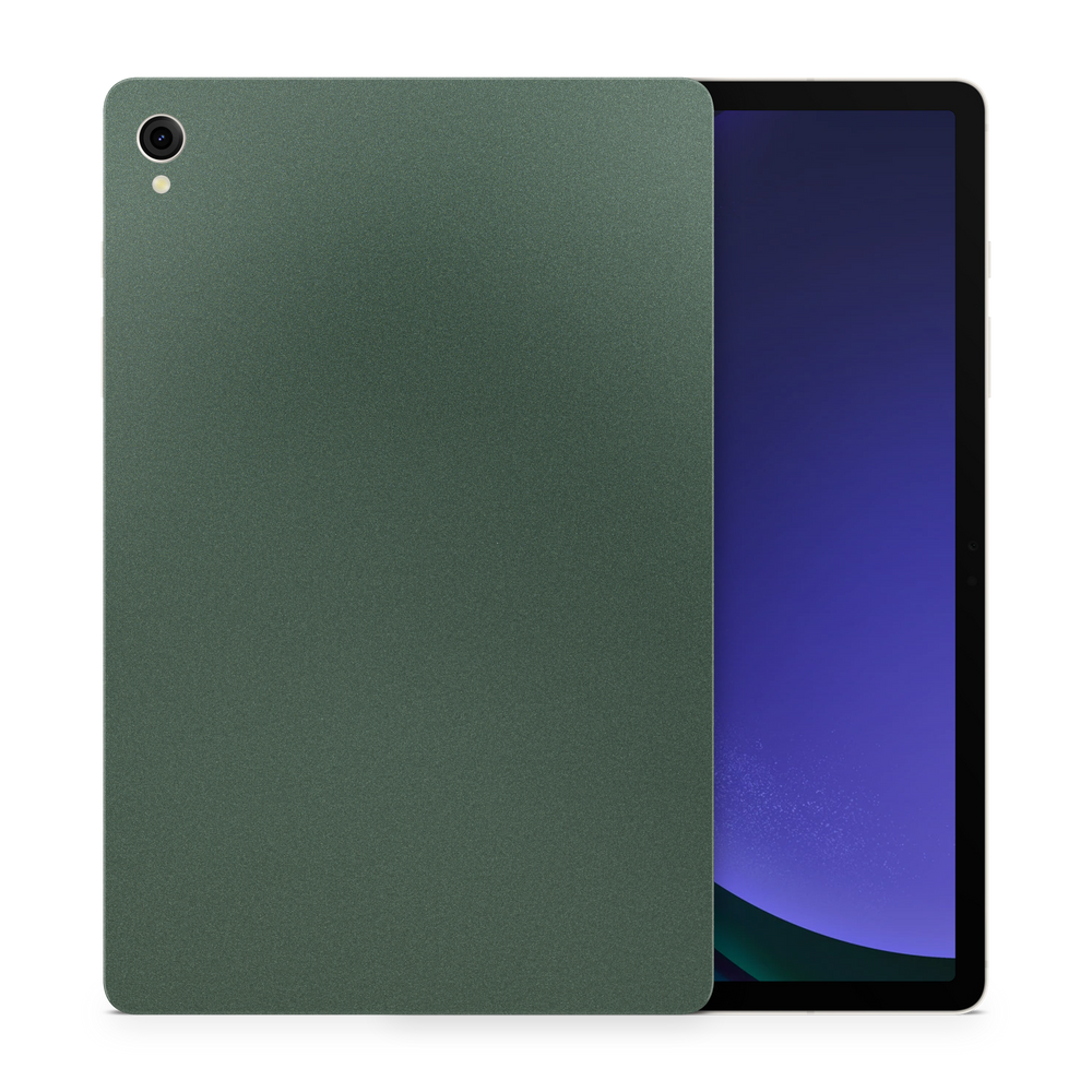 Samsung Galaxy Tab S9+ Professional Matte Green Metallic Skin Wrap Cover