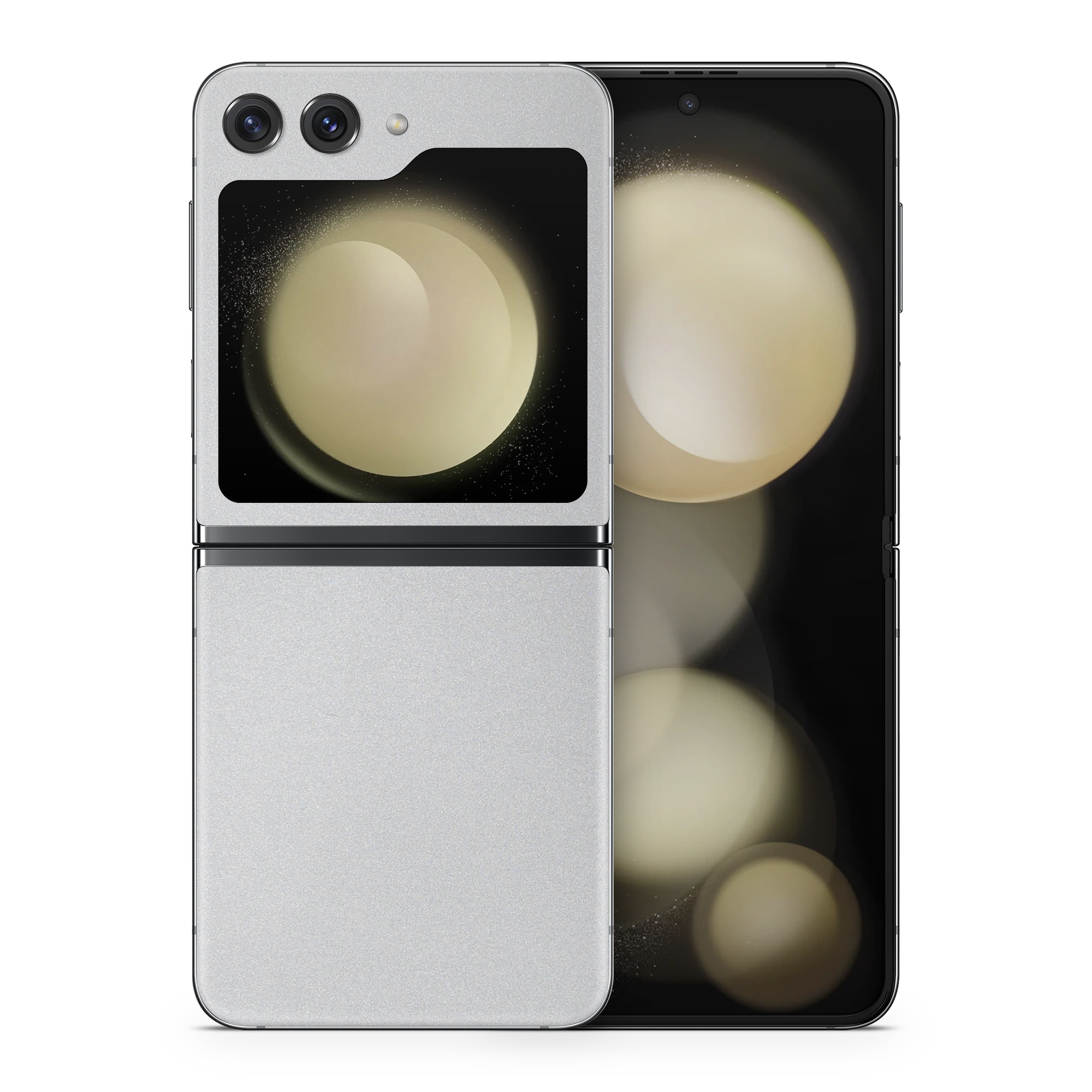 Samsung Galaxy Zflip5 Essentials Satin Aluminum Skin Wrap Cover