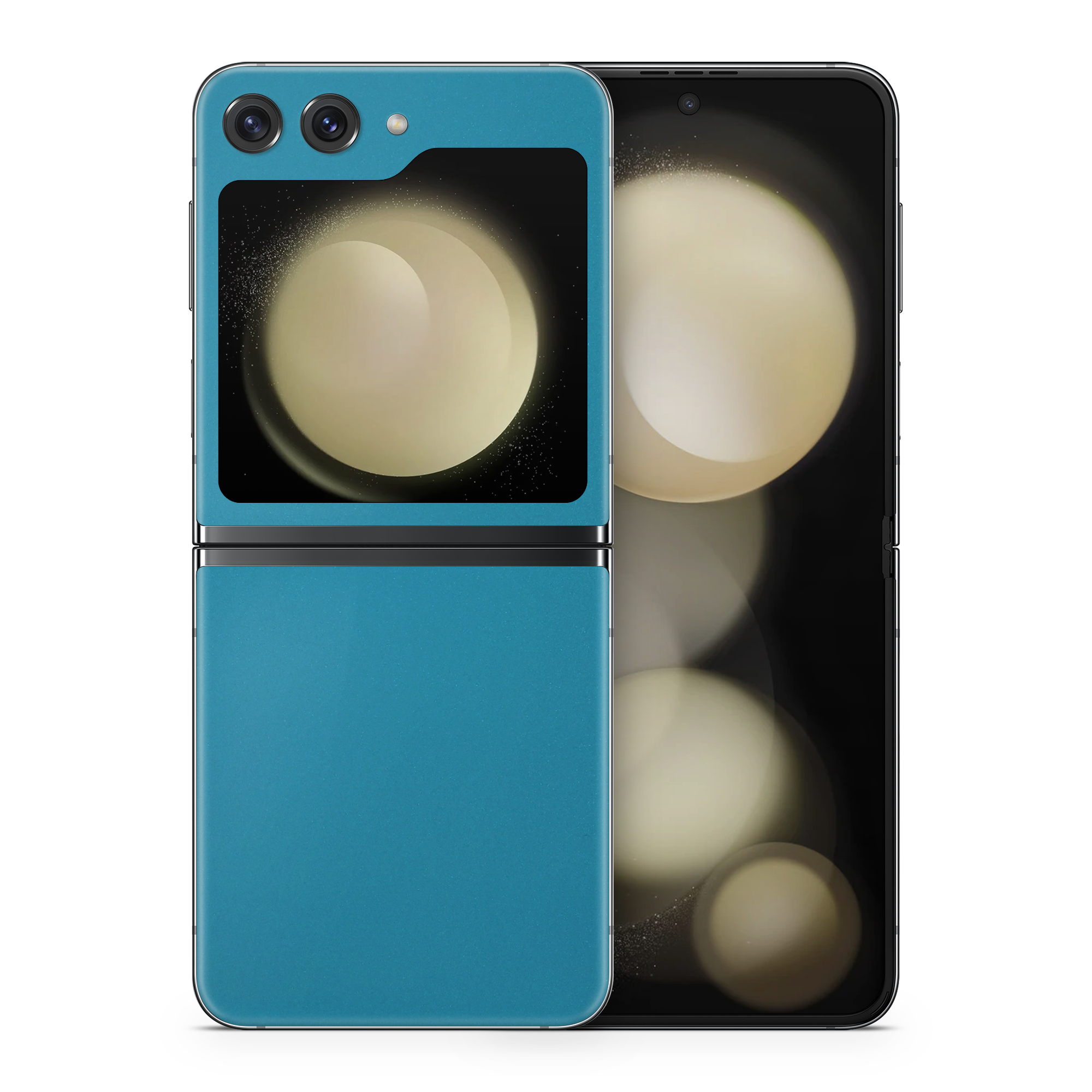 Samsung Galaxy Zflip5 Essentials Satin Ocean Shimmer Skin Wrap Cover