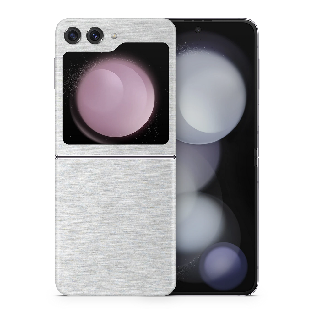 Samsung Galaxy Zflip5 Professional Brushed Aluminum Skin Wrap Cover