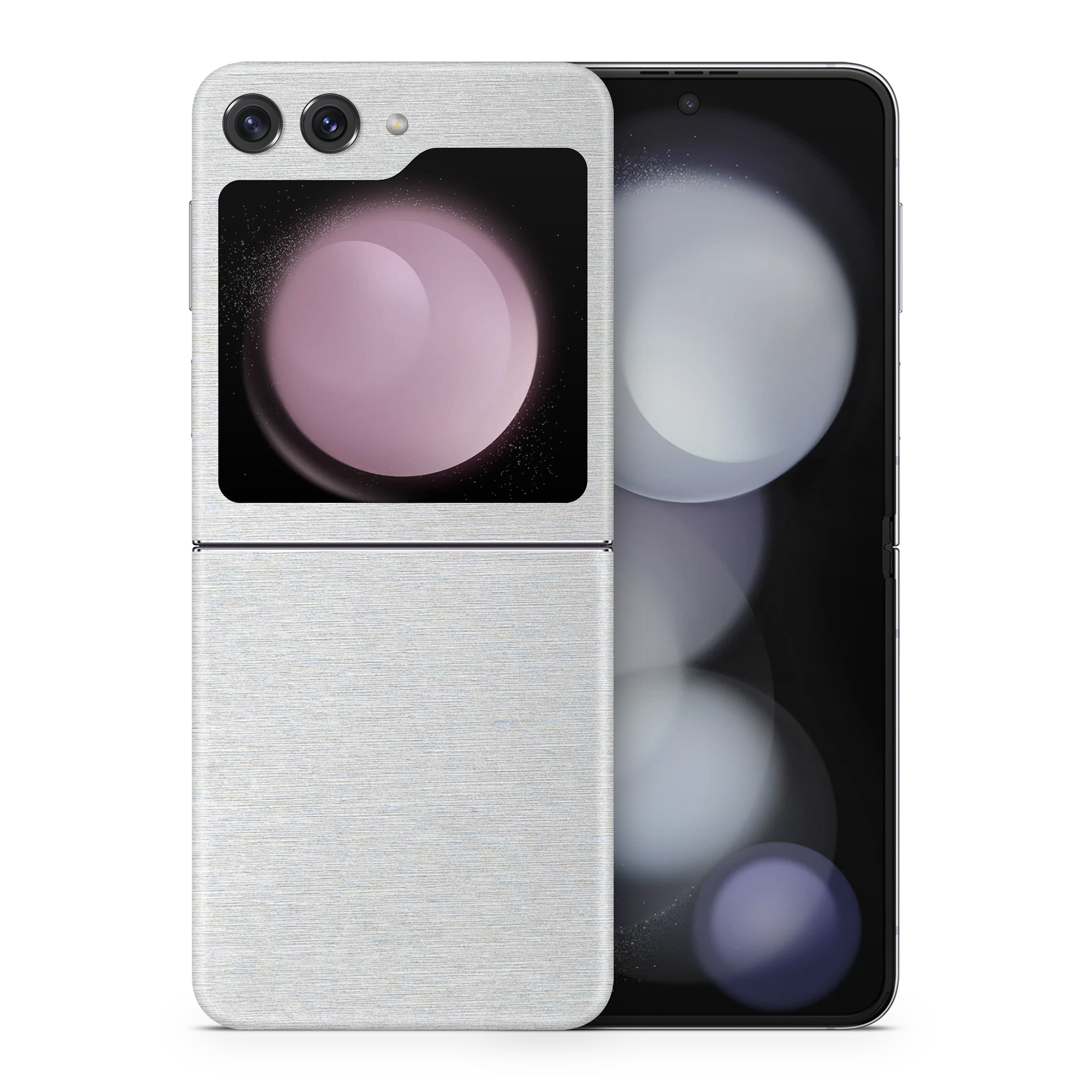 Samsung Galaxy Zflip5 Professional Brushed Aluminum Skin Wrap Cover